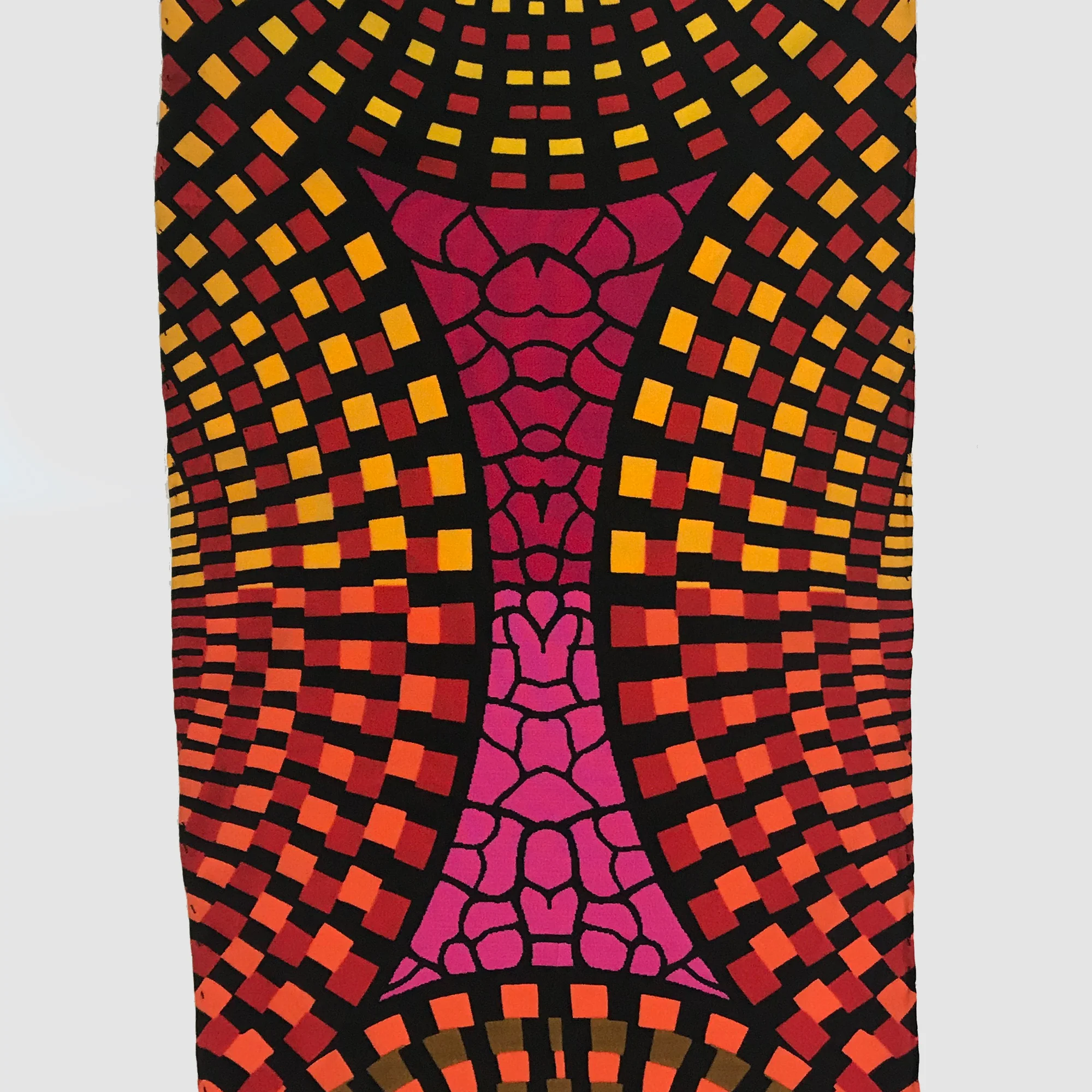 Large Scale Pink and Orange Tribal Stripe_3.jpg