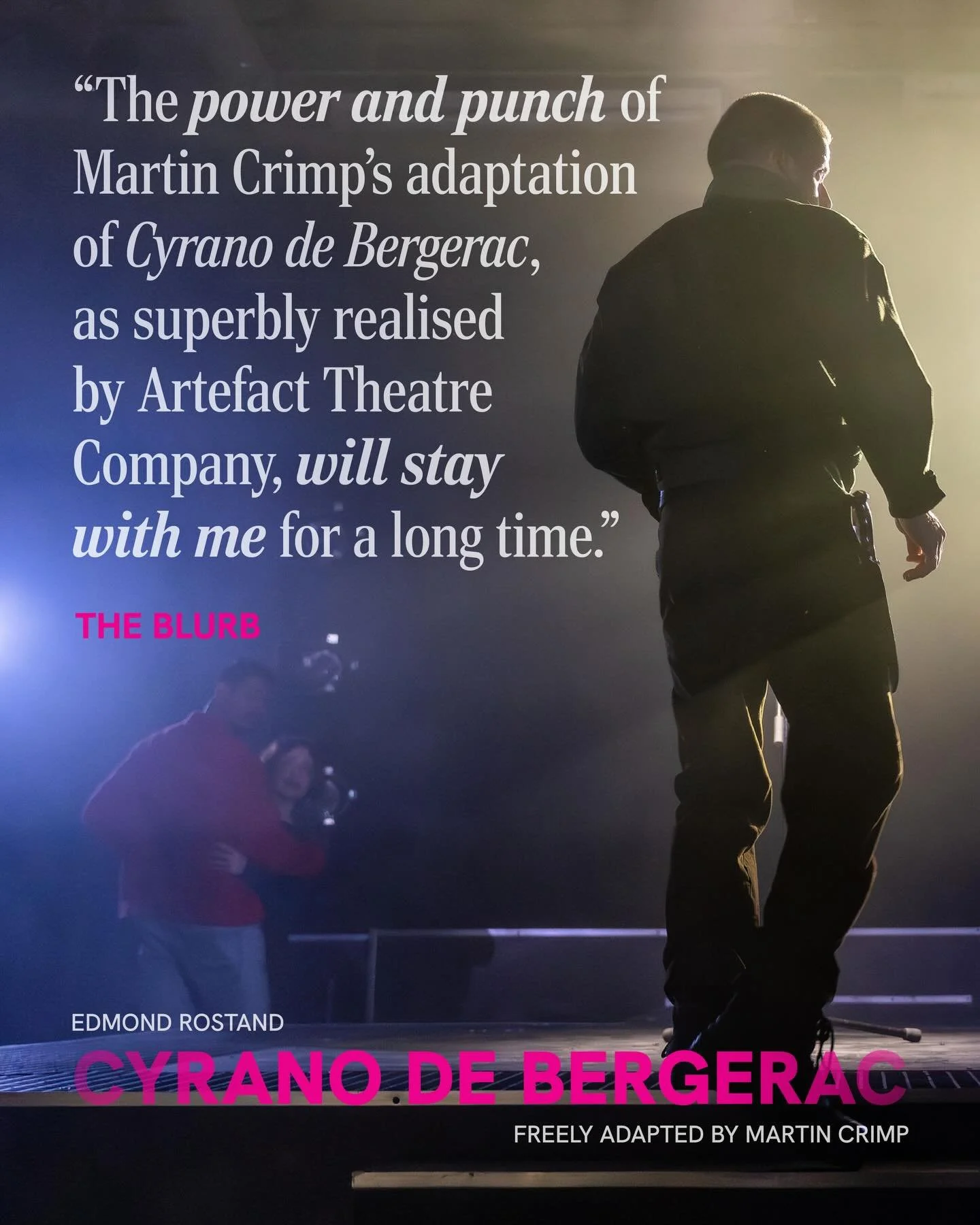 The word is out. The reviews keep coming.

If you&rsquo;re waiting for a sign to book, this is it.

Cyrano De Bergerac Feb 12&ndash;28 at @fortyfivedownstairs. Tickets on sale now. Link in bio.