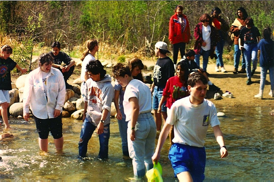 Chicago students at the headwater of Mississippi River