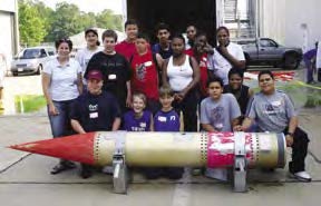 Student experiments in payload of rocket launch at Wallops Island