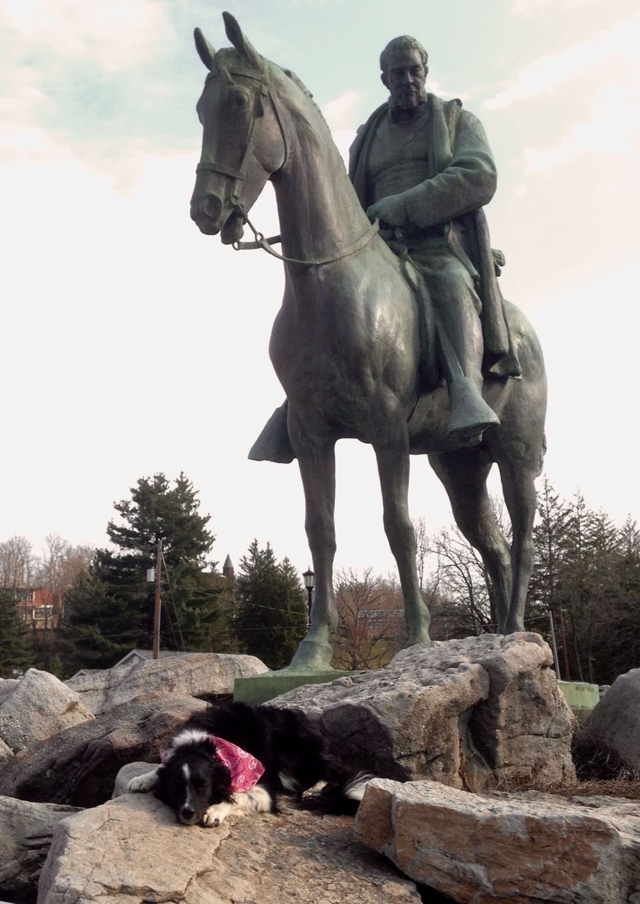 Henry Davis statue in Elkin, West Virginia