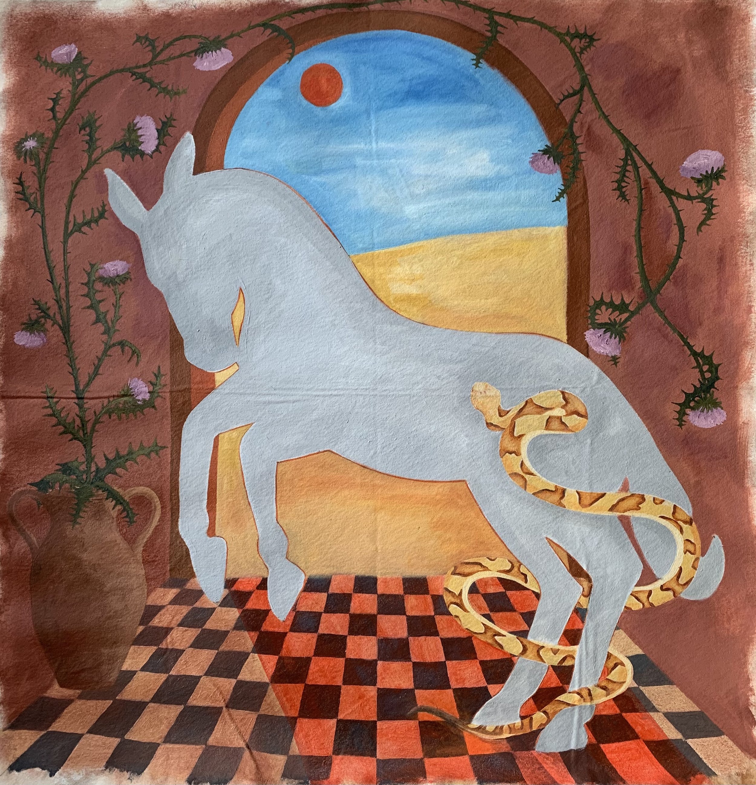 Dream with Musk Thistle, 2022