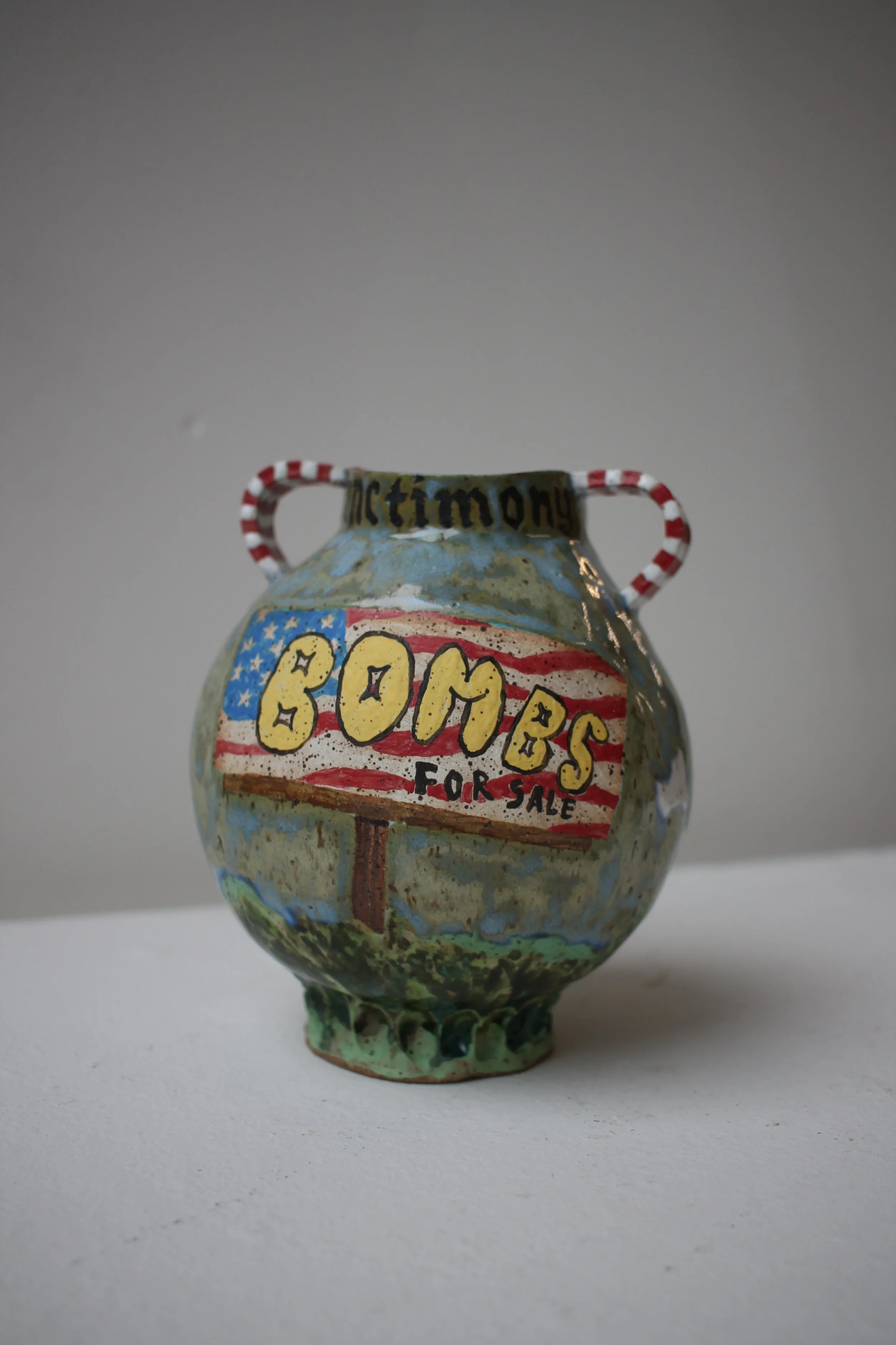  THOMAS LEWIS  SANCTIMONY, 2023 CERAMIC  7”x6”x6”  email info@goodmotherstudio.com for inquiry   