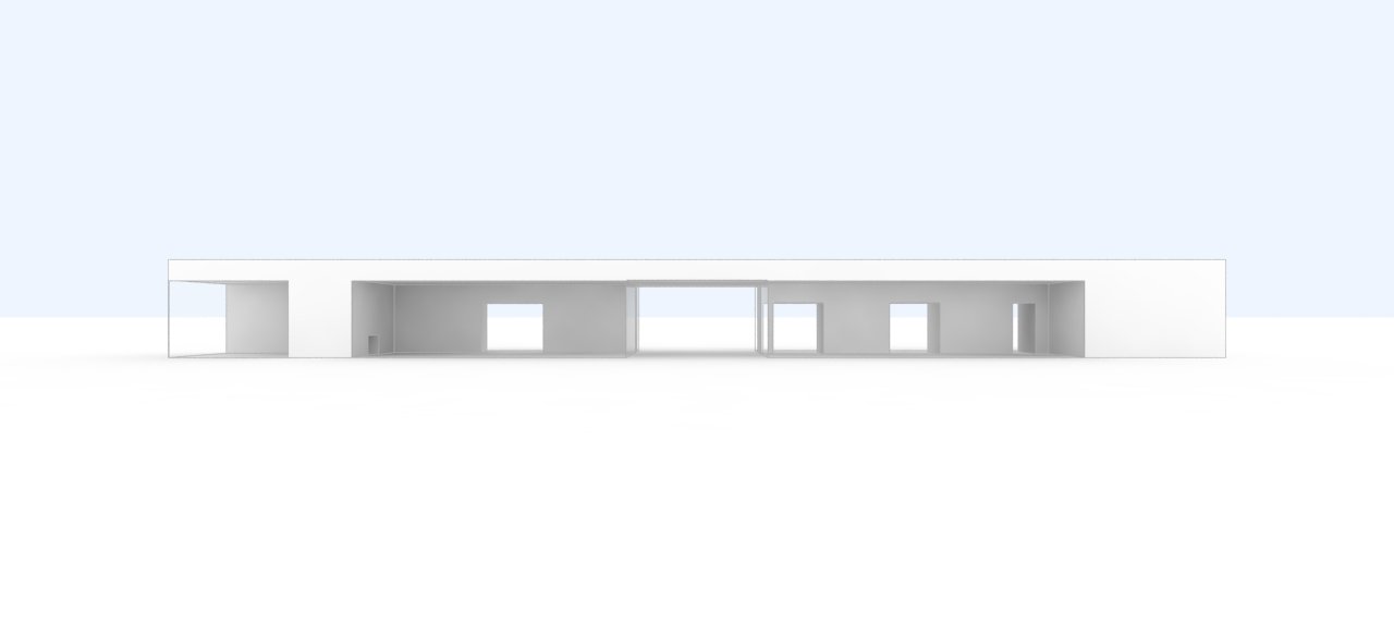 Single mass with voids carved out