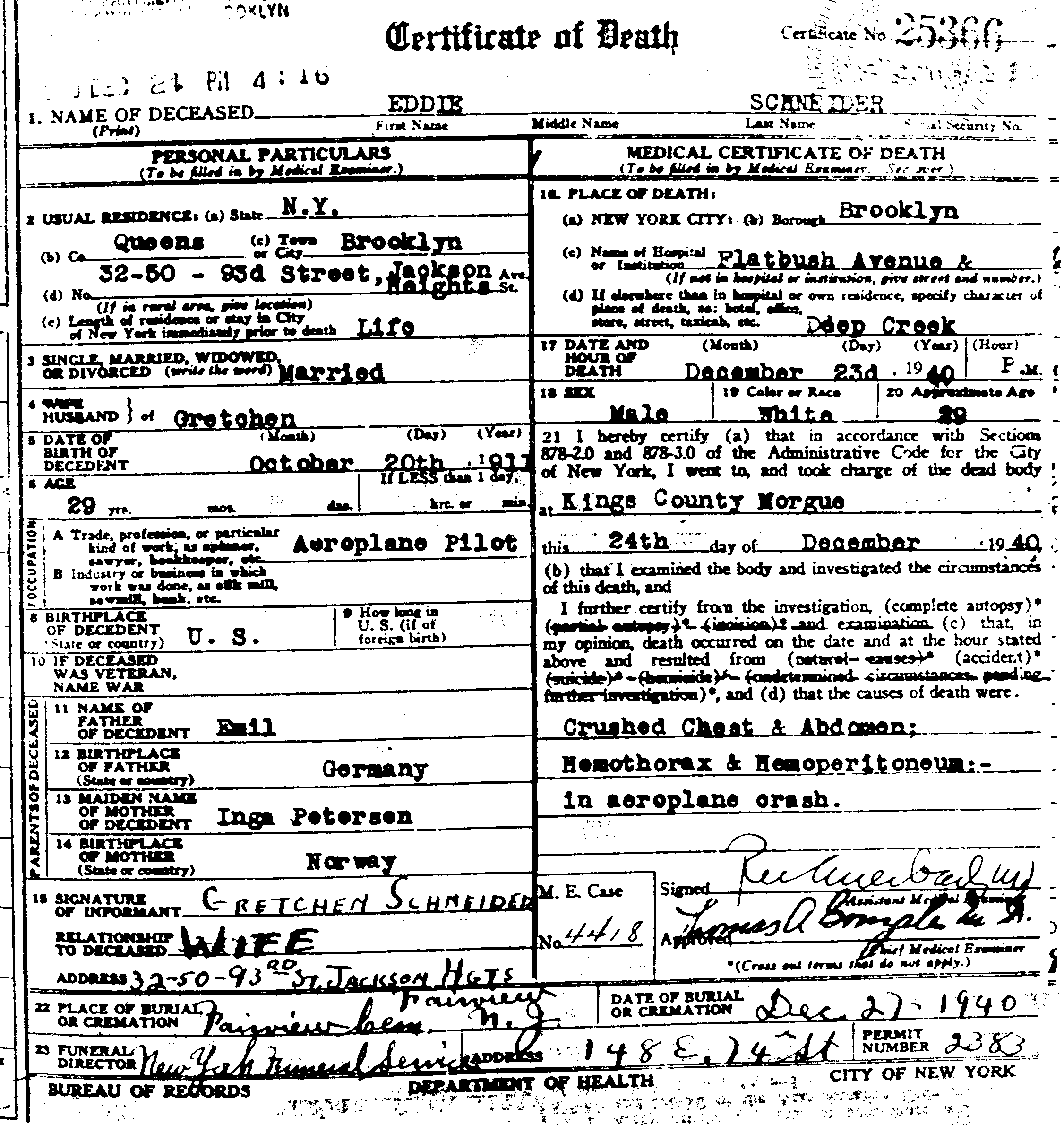 Genealogy 101: Death Records