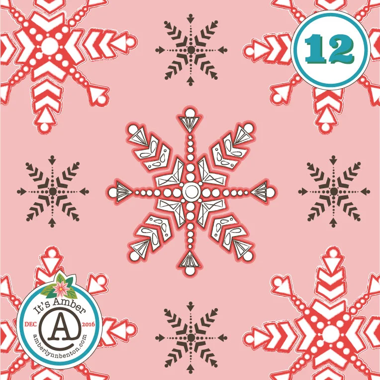 Snowflakes by Amber Lynn Benton for #ItsAdvent2016