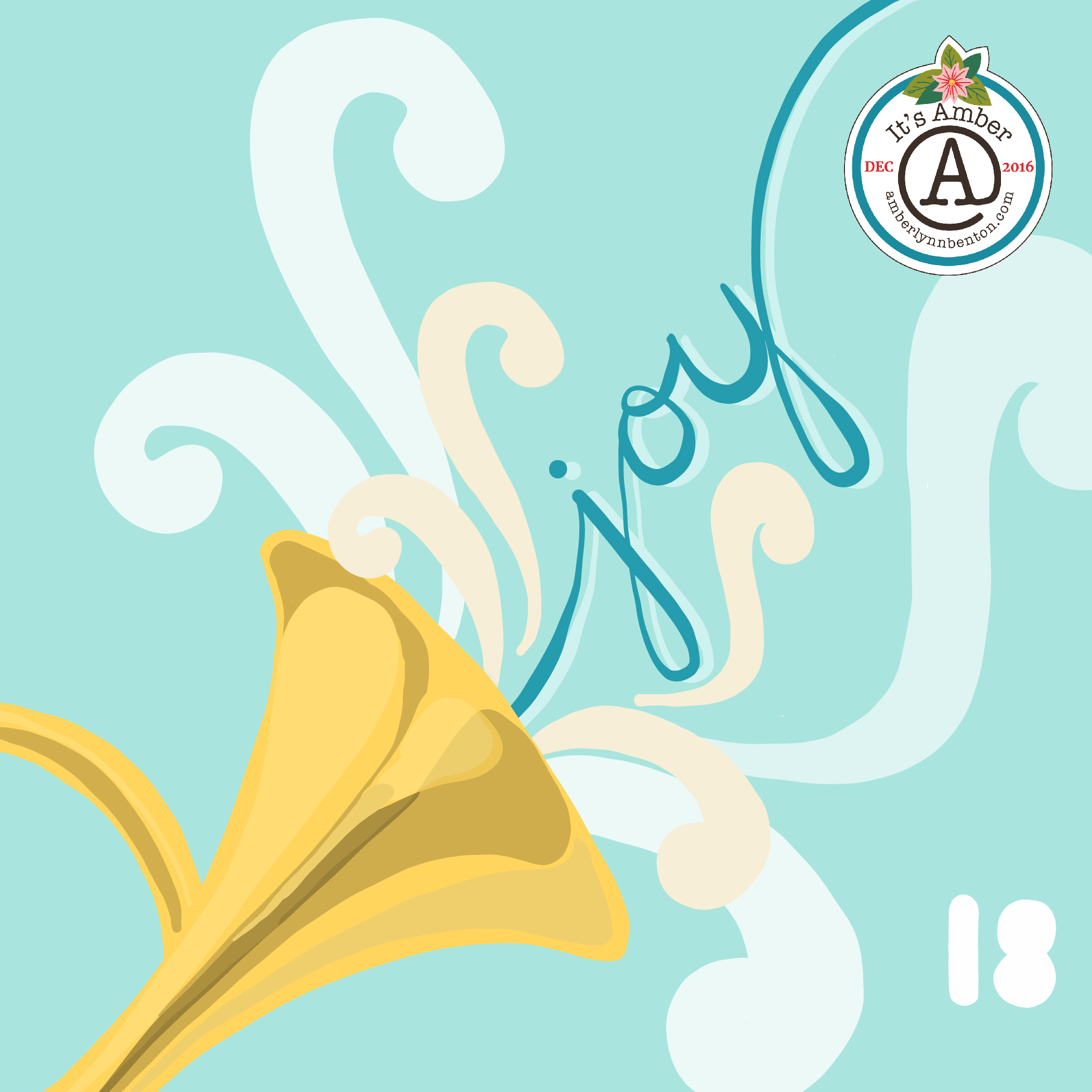 Joyful Noise by Amber Lynn Benton for #ItsAdvent2016