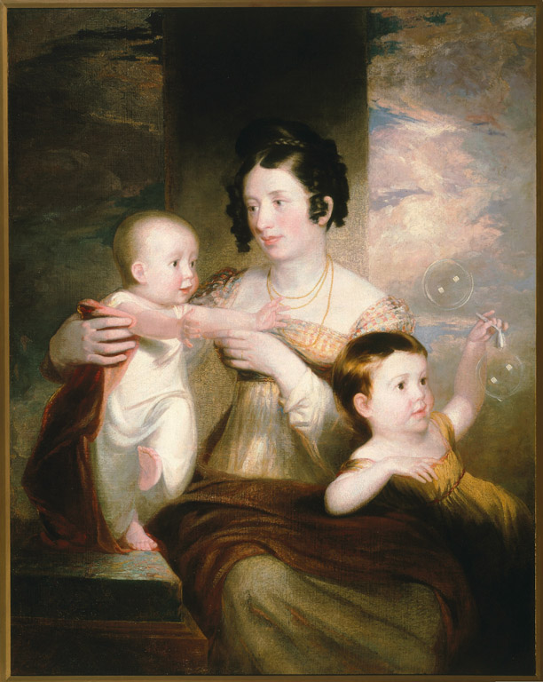 Mrs. Morse and Two Children by Samuel Morse