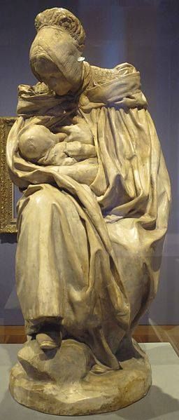 Woman of Boulogne Nursing Her Child by Jules Dalou