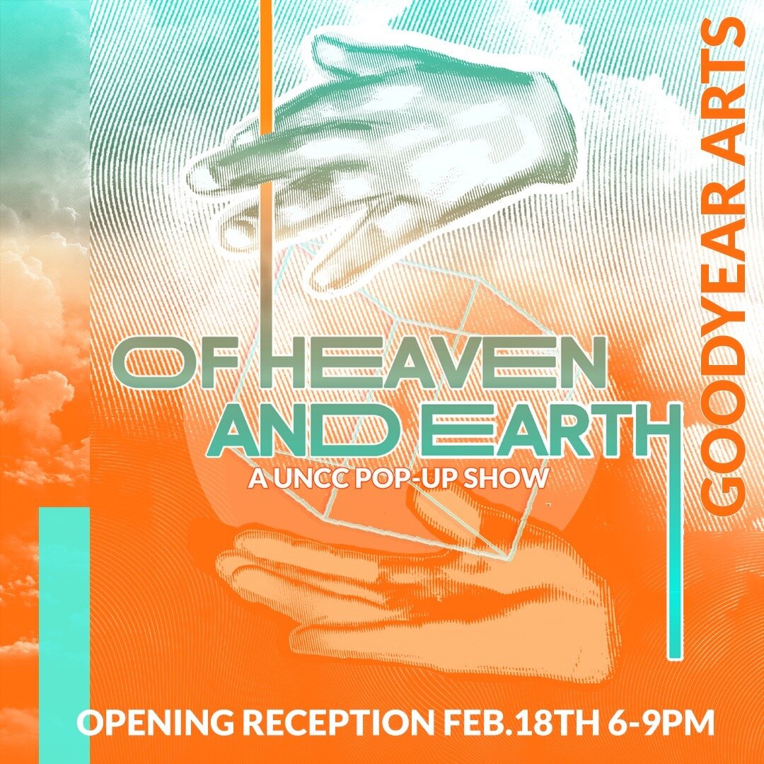 If you've hung in there through all my evening of posts, you may remember that I mentioned preparing to apply for a show the week of graduation. Well this is that show!⁠
⁠
Of Heaven and Earth opens @goodyeararts Friday, February 18th, 6-9pm.⁠
⁠
I'll 