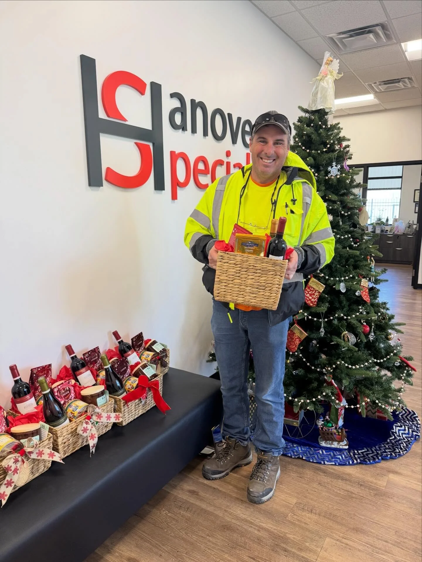 When Jack Frost shows up, he doesn&rsquo;t bring snow, he brings gift baskets! Big thanks to our Installation Coordinatior, Jack, for delivering a little extra appreciation to our customers 🎁