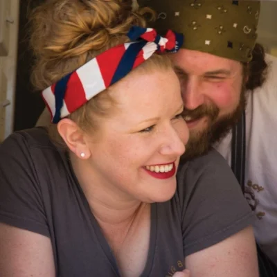 Hannah and Jonny in the Cookie Truck at the Tattnall County Sweet Onion Festival, 2016. article written by Eric S. Love, originally published in Tattnall County Magazine, 2016.