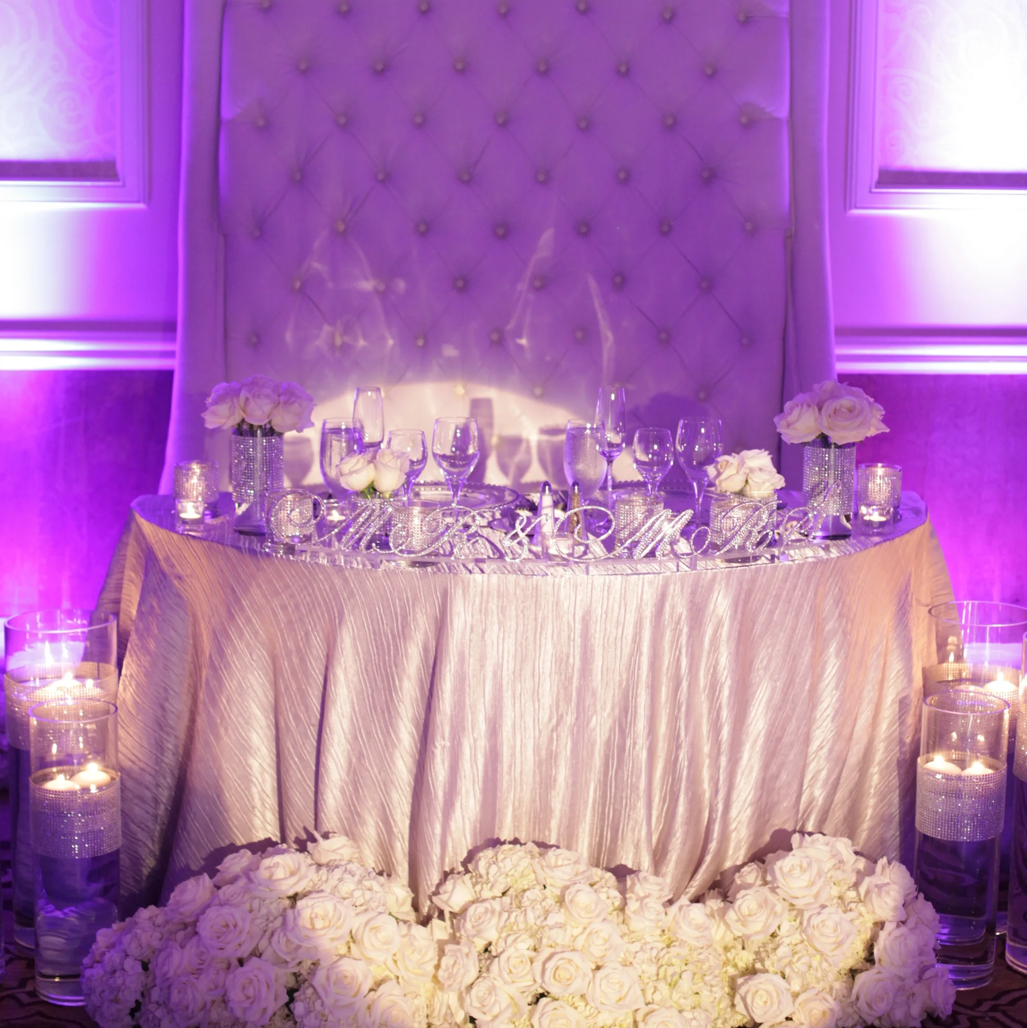 Mr + Mrs Rhinestone Display