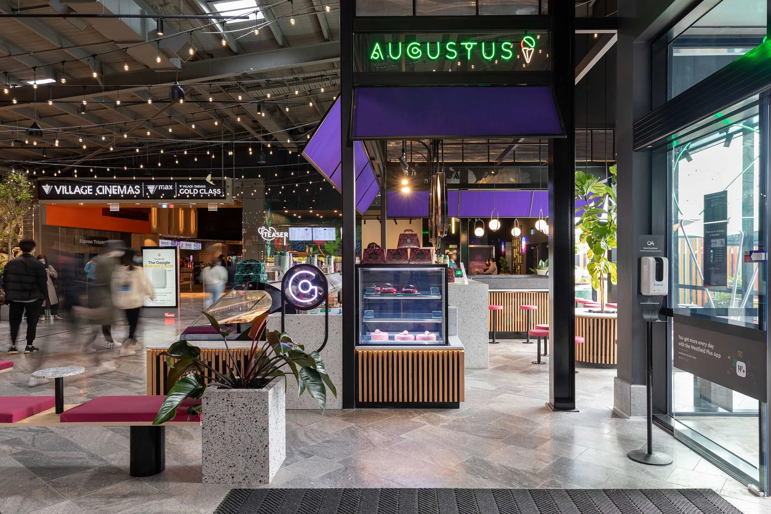 Augustus Gelatery, Westfield Doncaster, Victoria.