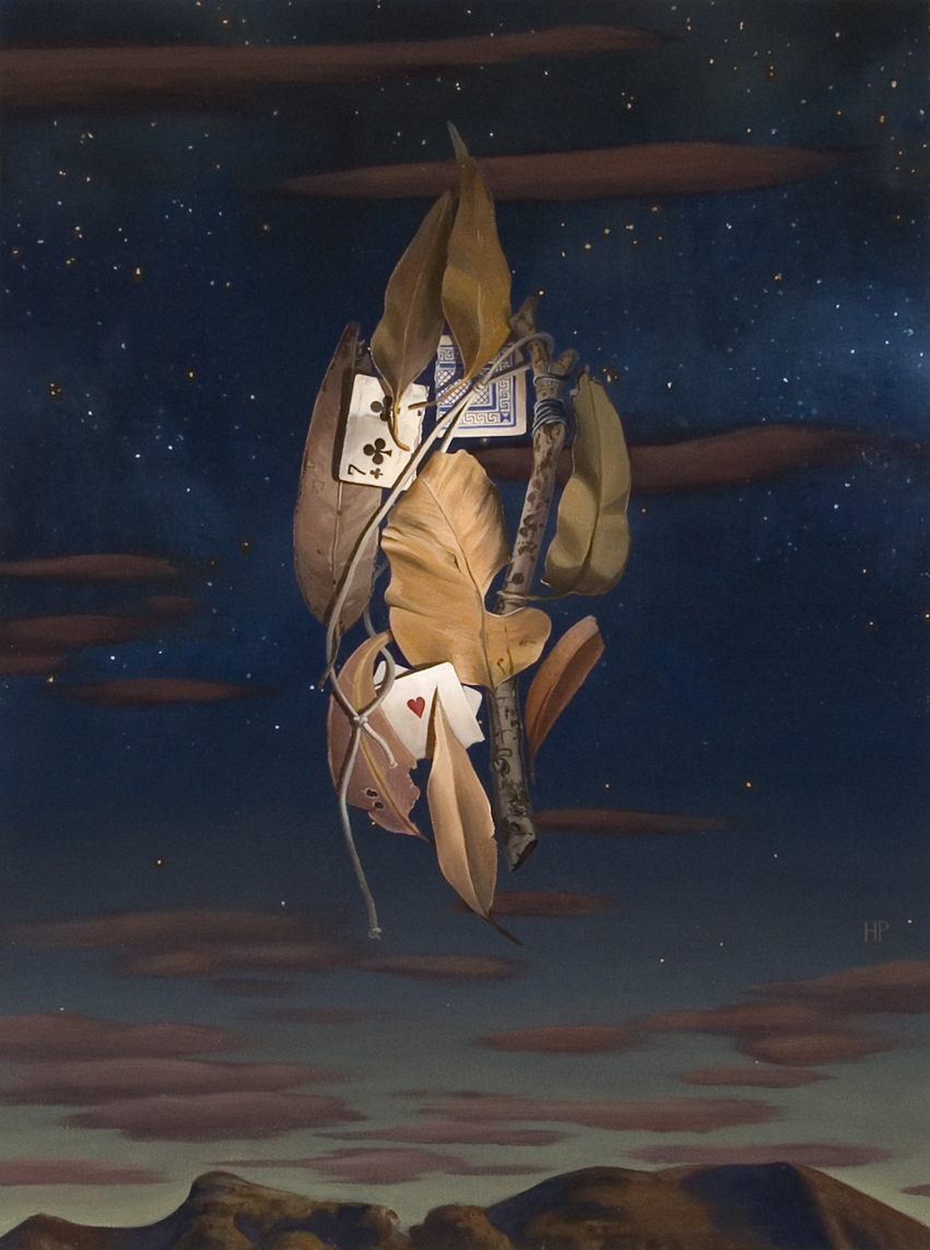 'Evening Folly',oil on linen on board,54x72cm,2005.jpg