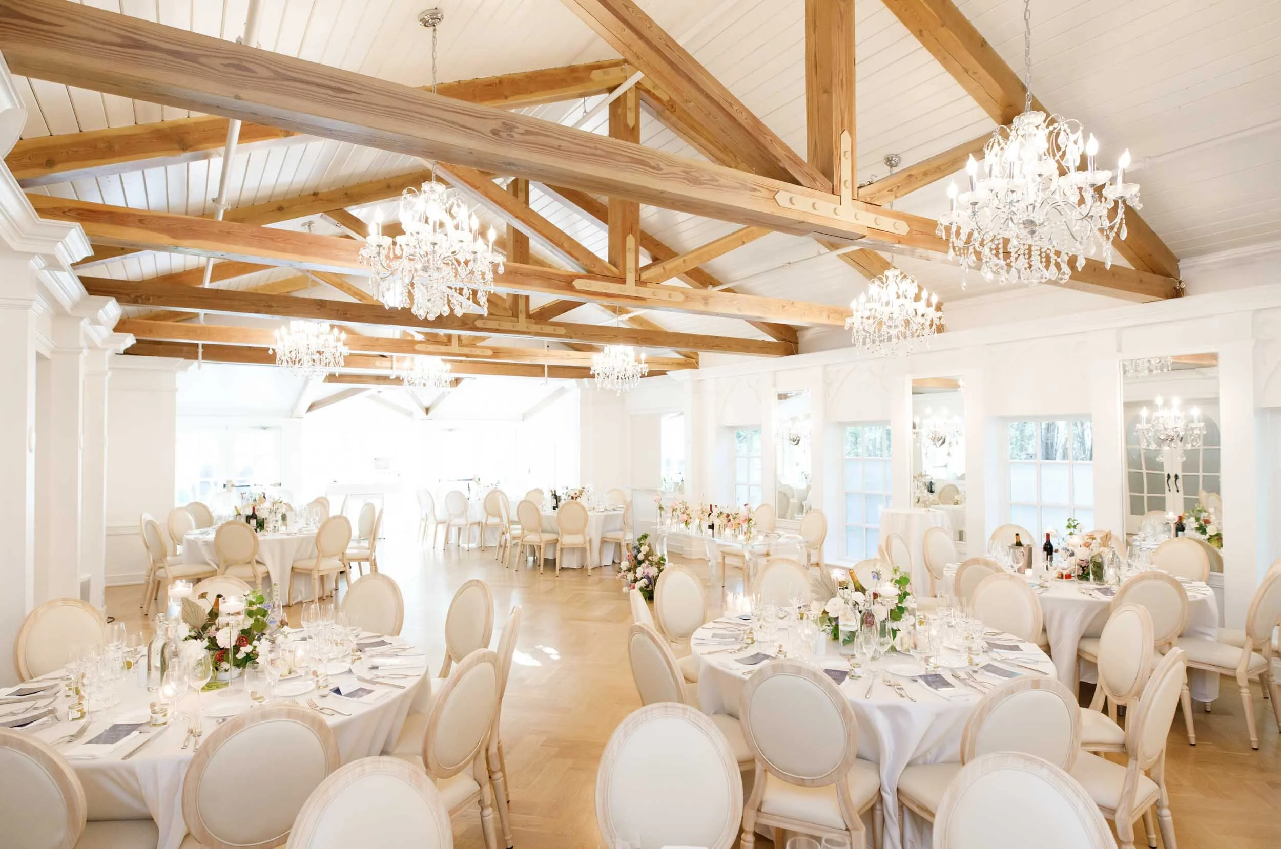 Wedding reception room at The Doctor’s House in Kleinburg, Ontario