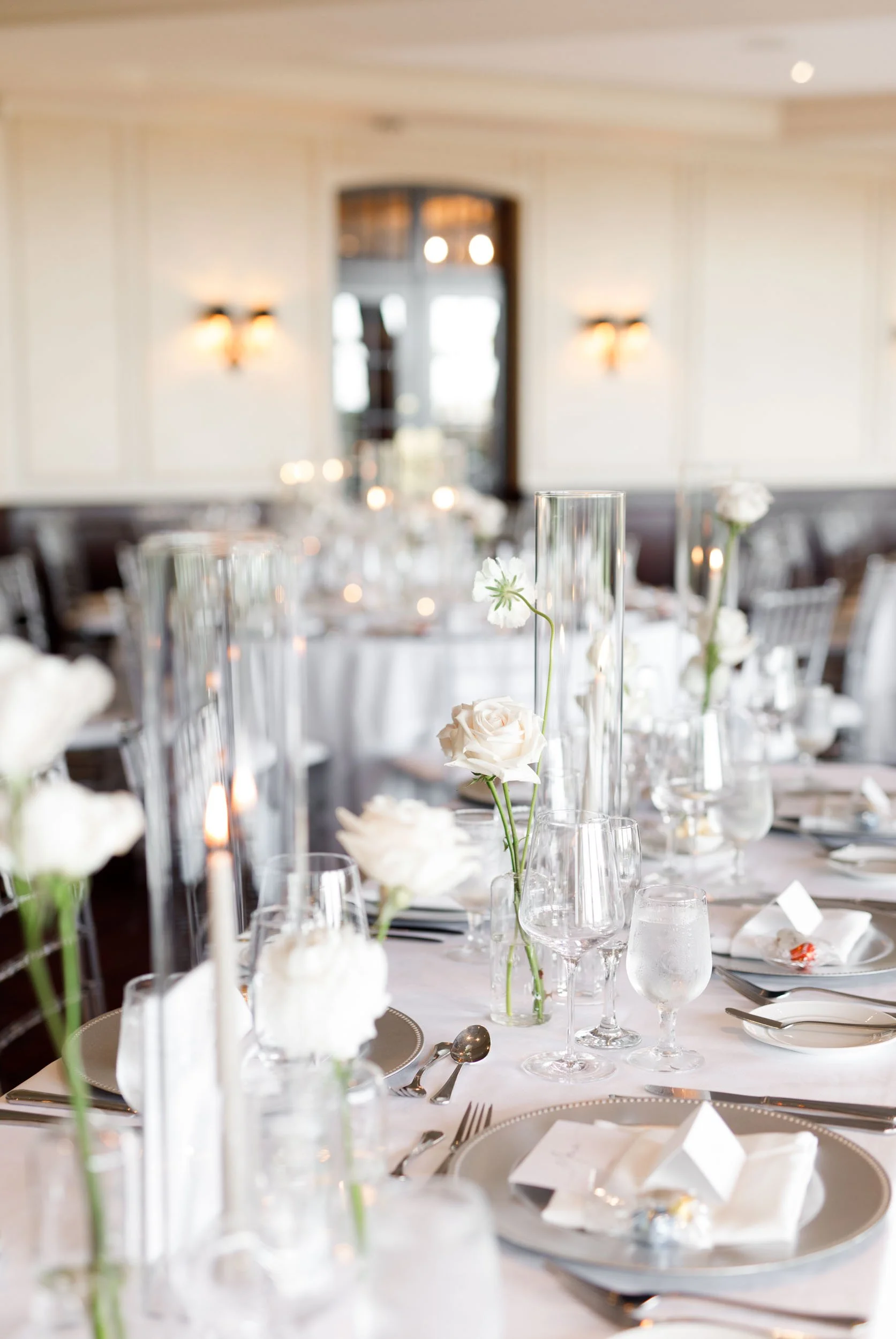 Formal wedding reception space at St. George’s Golf and Country Club in Toronto