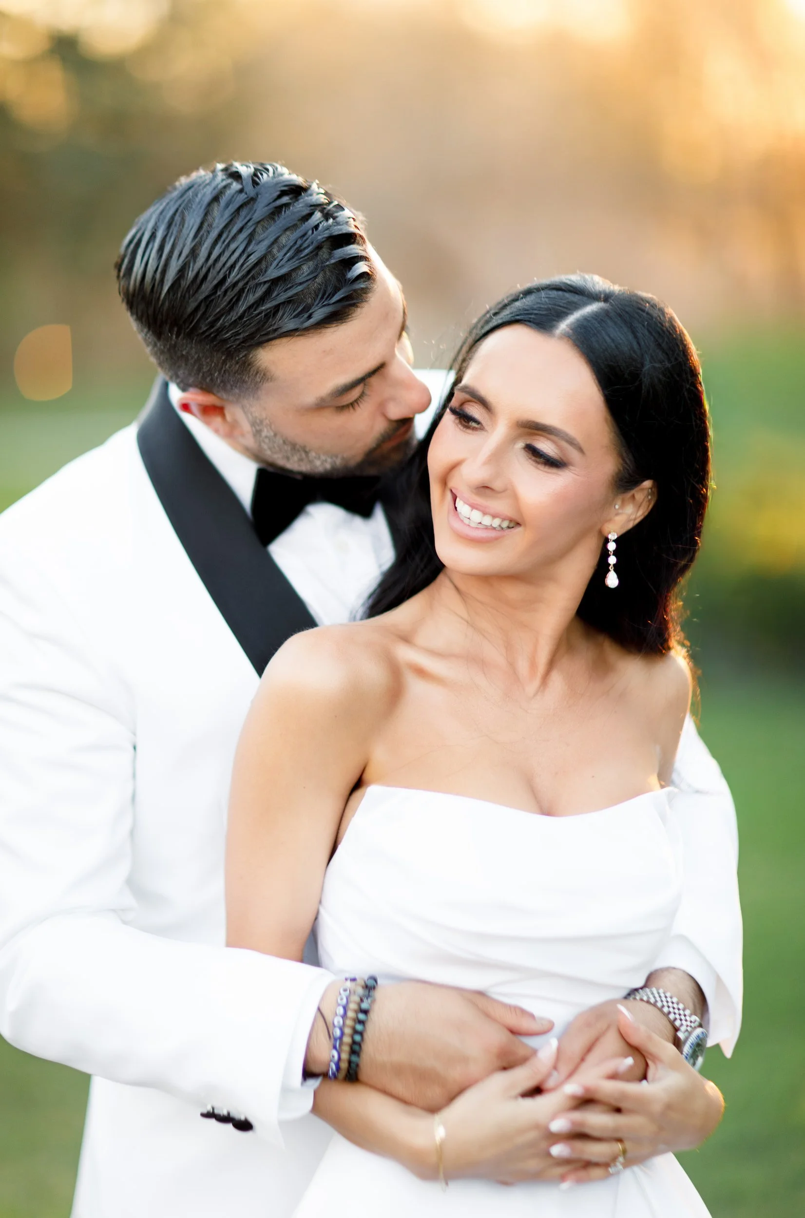 Romantic sunset portrait at the Arlington Estate in Vaughan