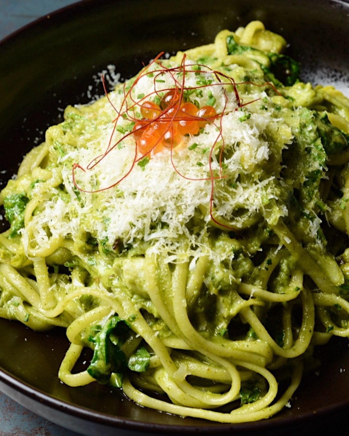 Leaving you green with envy over our Crab Hazelnut Pesto 💚