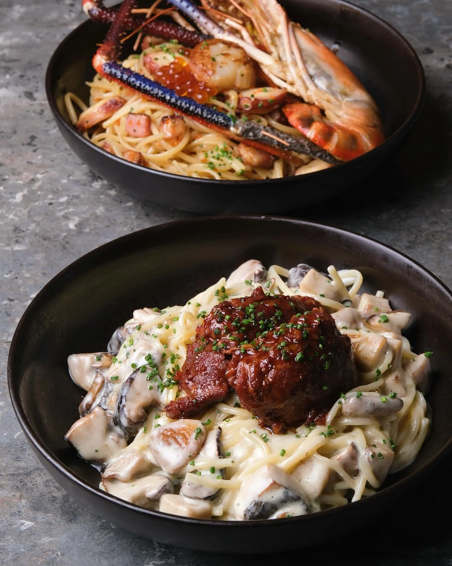 Peak comfort is having a bowl of warm pasta in this chilly weather ☃️