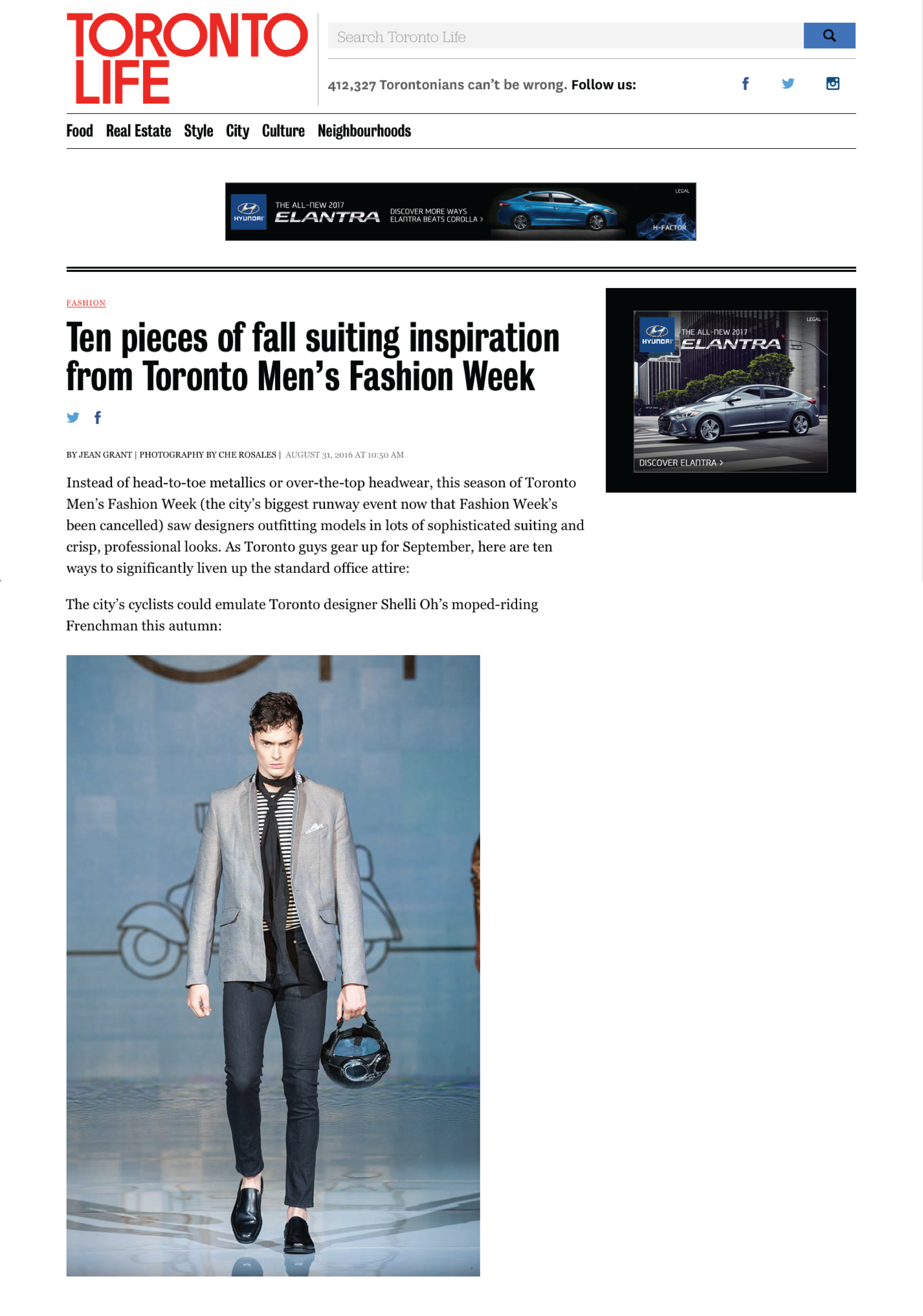 toronto life magazine, 31-august 2016