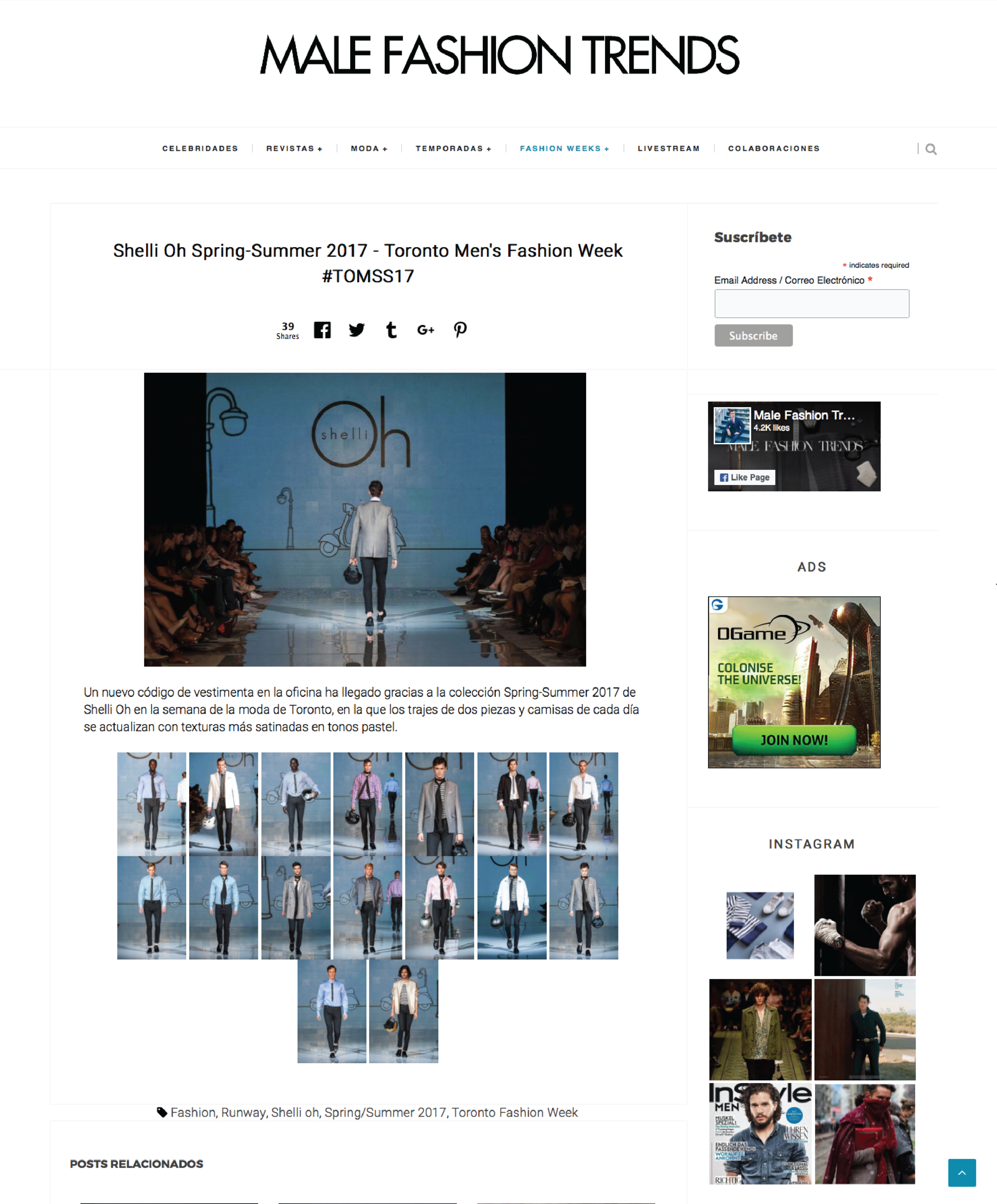 male fashion trends, august 2016