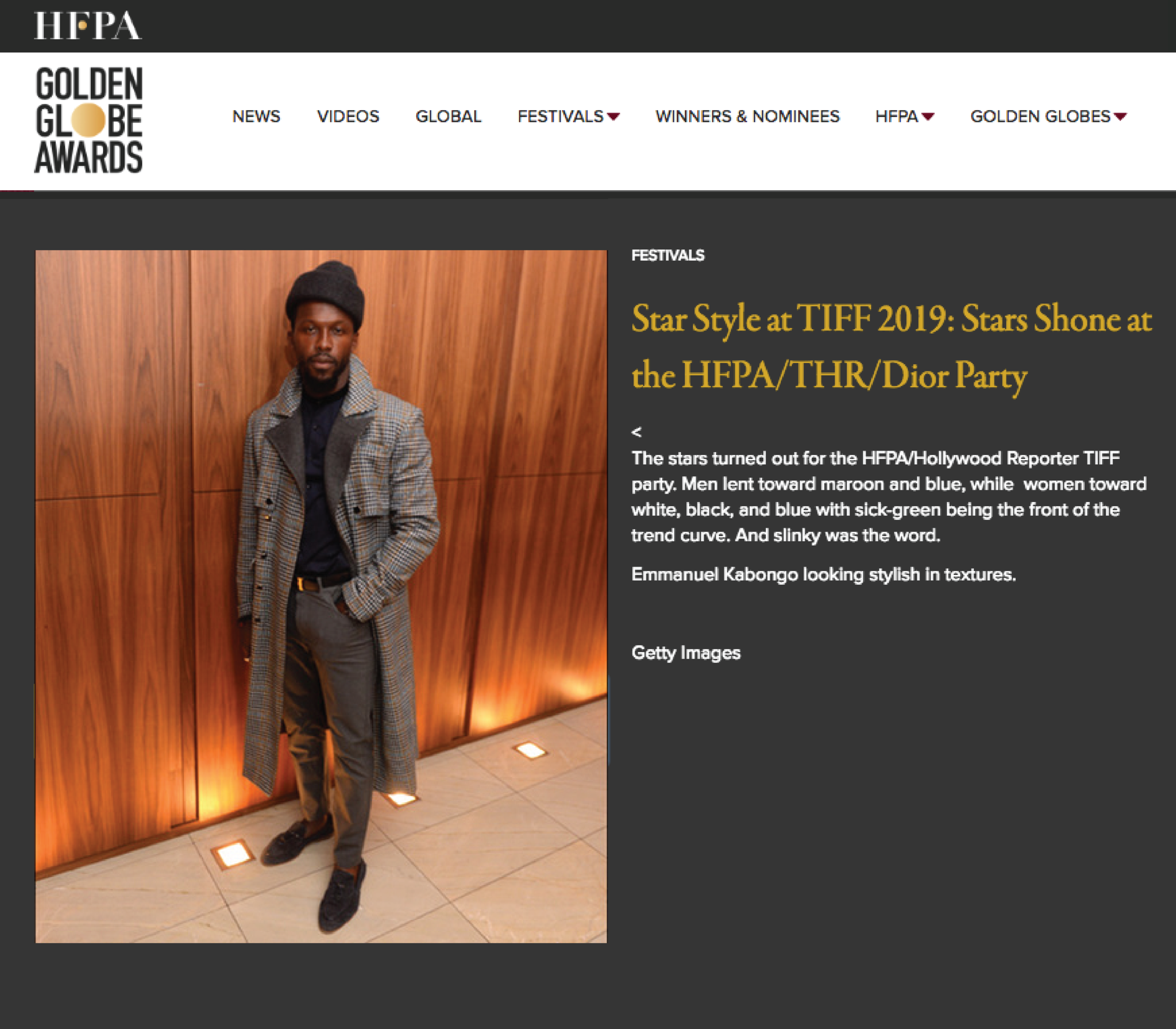 golden globes, TIFF 2019 coverage