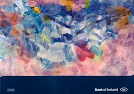 Bloo Persuasion The painting ‘Bloo Persuasion’, acquired by the Bank of Ireland’s public collection, was used as the cover image for the calendar in 2004.