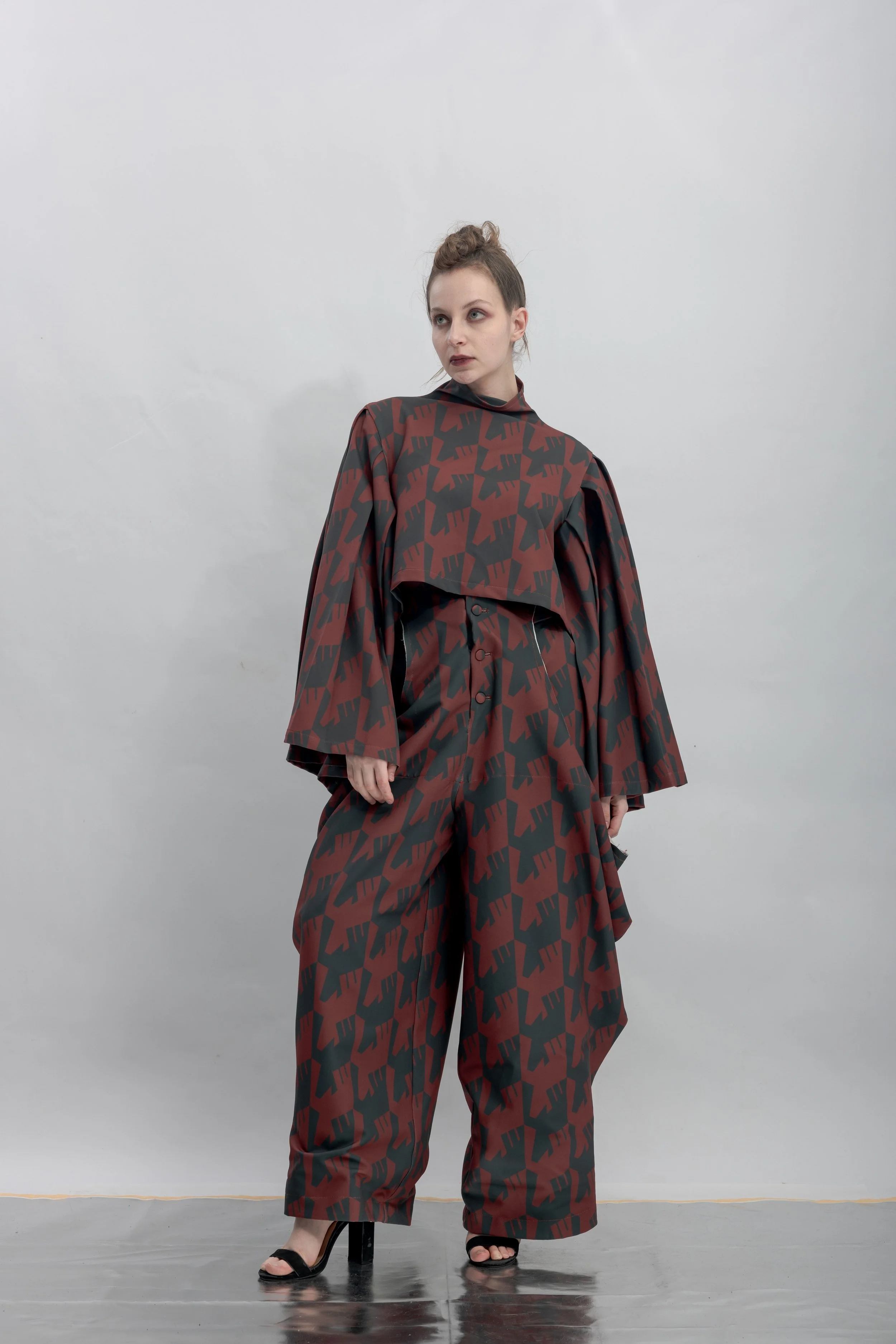 INF Raven Kimono Sleeve Printed Cropped Top  Blazing Red (8).jpg