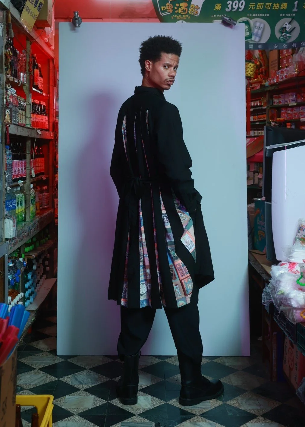 INF Pleated-Back Splicing Long Shirt (13).JPG