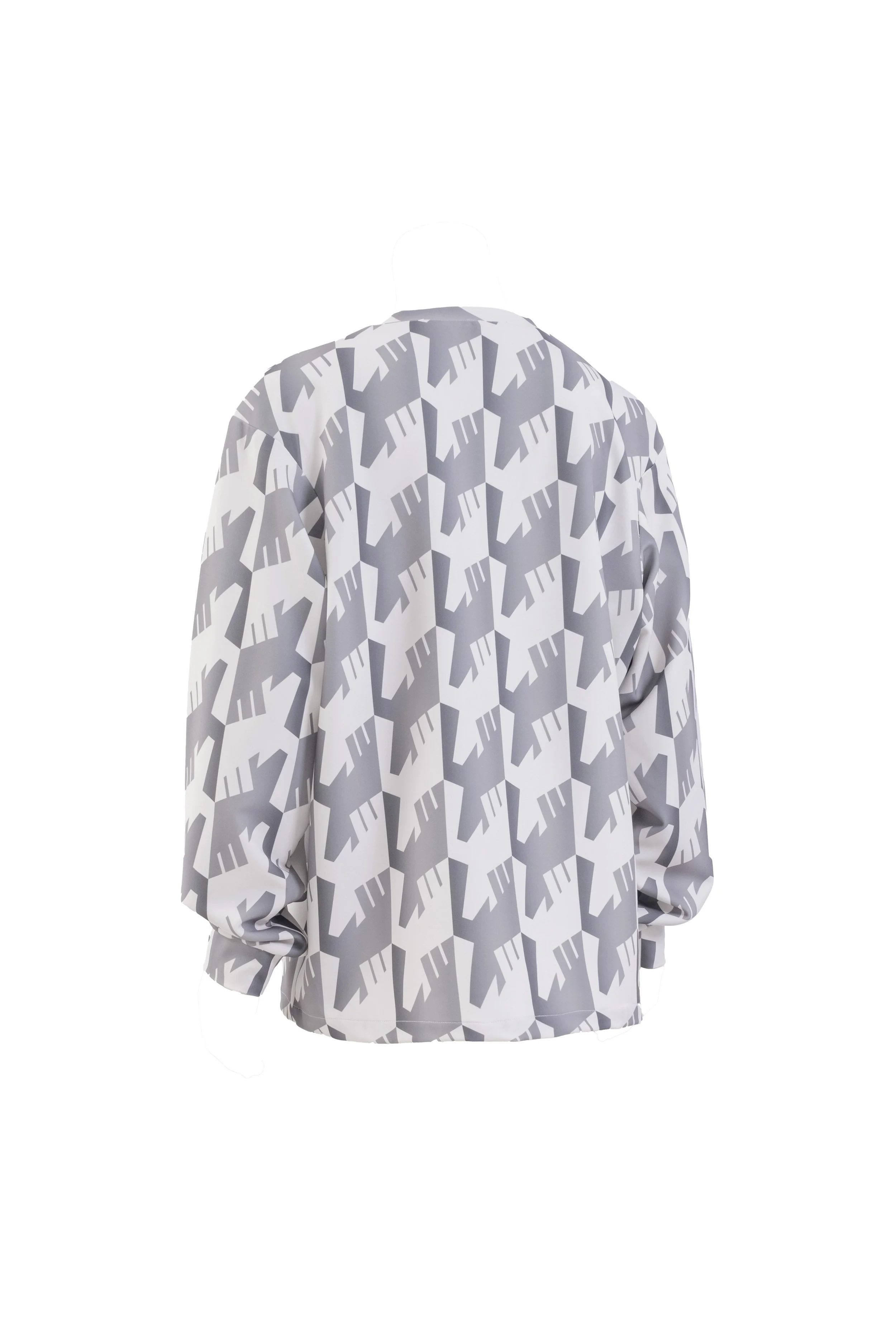 INF Raven Houndstooth Print Sweatshirt  Silent Gray (4).jpg
