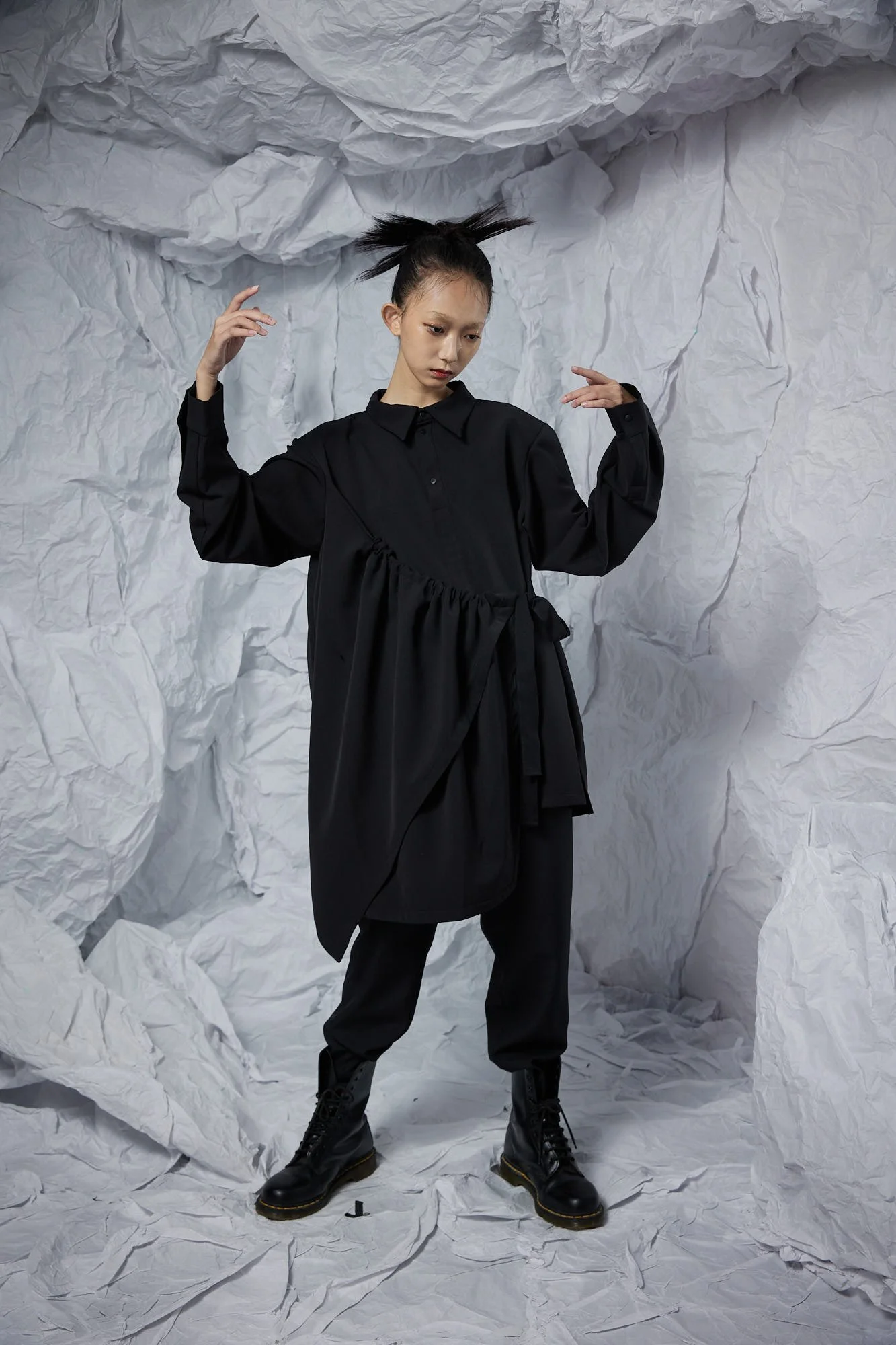 INF 抽皺綁帶變形長襯衫 (3).jpg