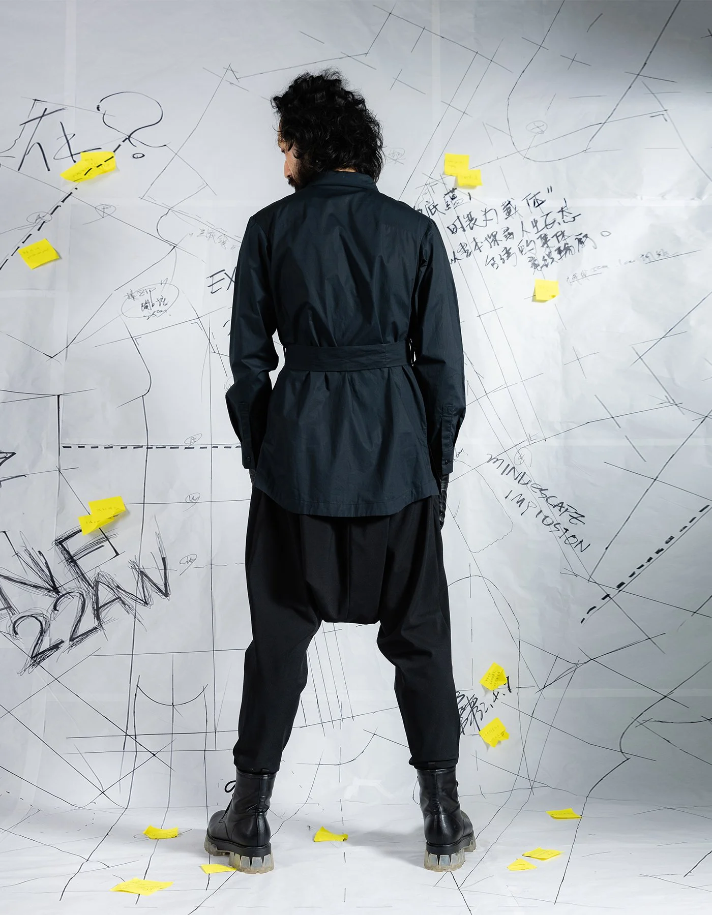 [INF] INF 22AW Strap Rope Shirt With Rider-Lapel - INF | 리켓