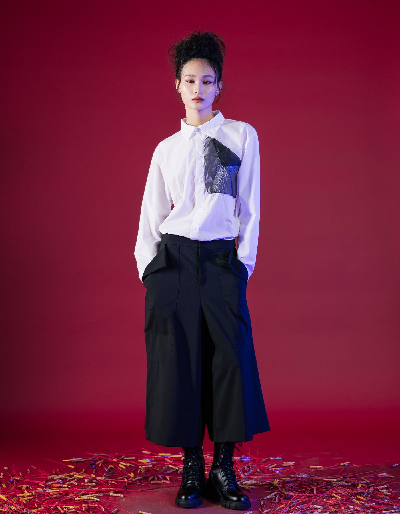 INF 23SS Multi-Layers Deforming Hakama Pants — INF - Garment for the  rebels, sociopaths, kinkies. Madly tailored by an obsessive and compulsive  designer