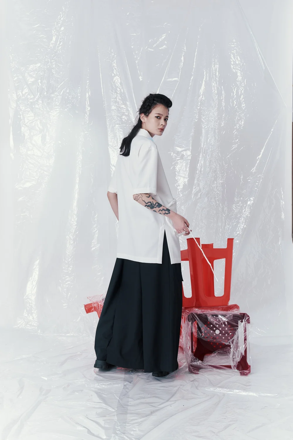 INF 24SS Multi-Layered Pocket Short-Sleeve Shirt — INF - Garment 