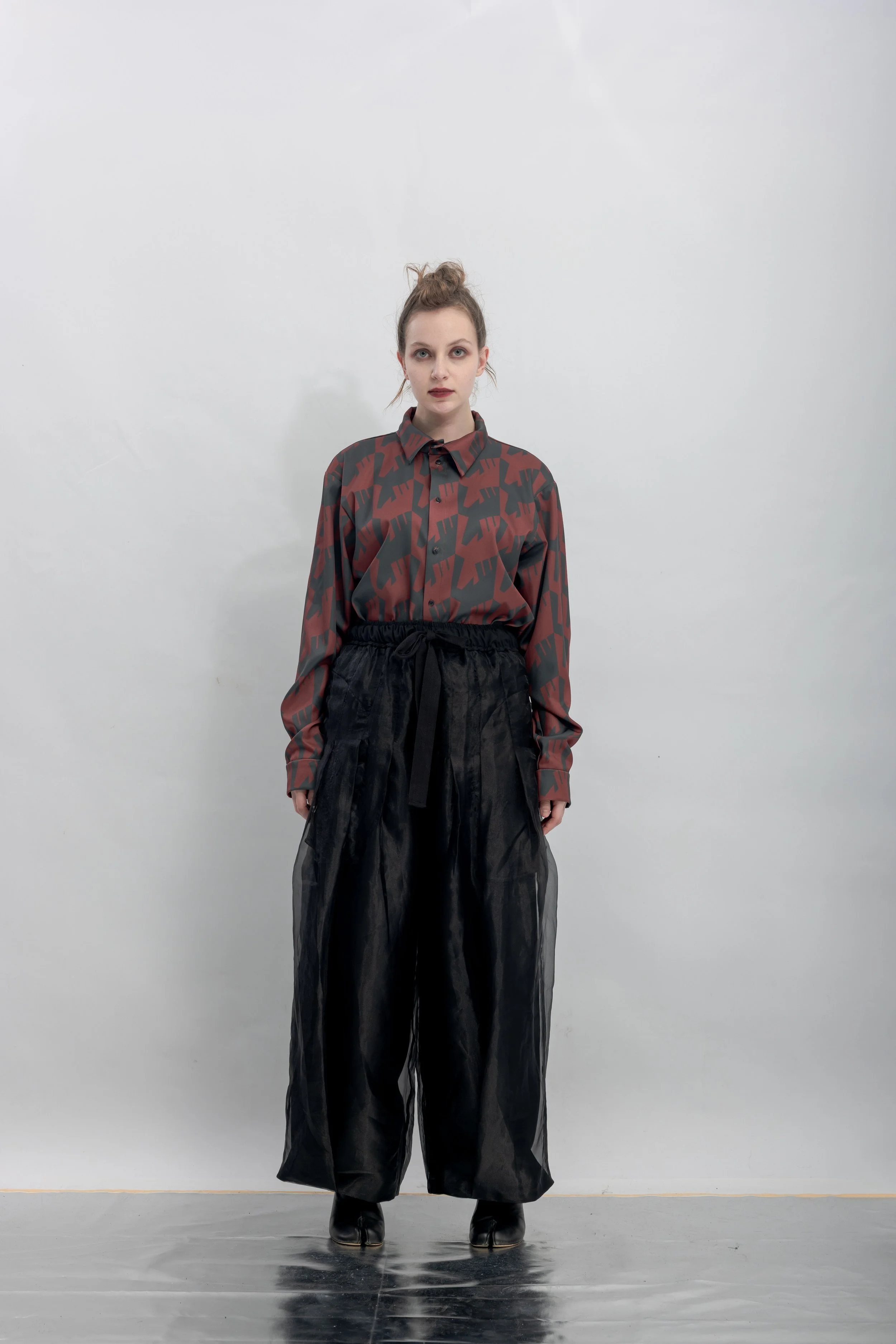 INF Double-Layer Chiffon Straight Wide Pants  Black (17).jpg