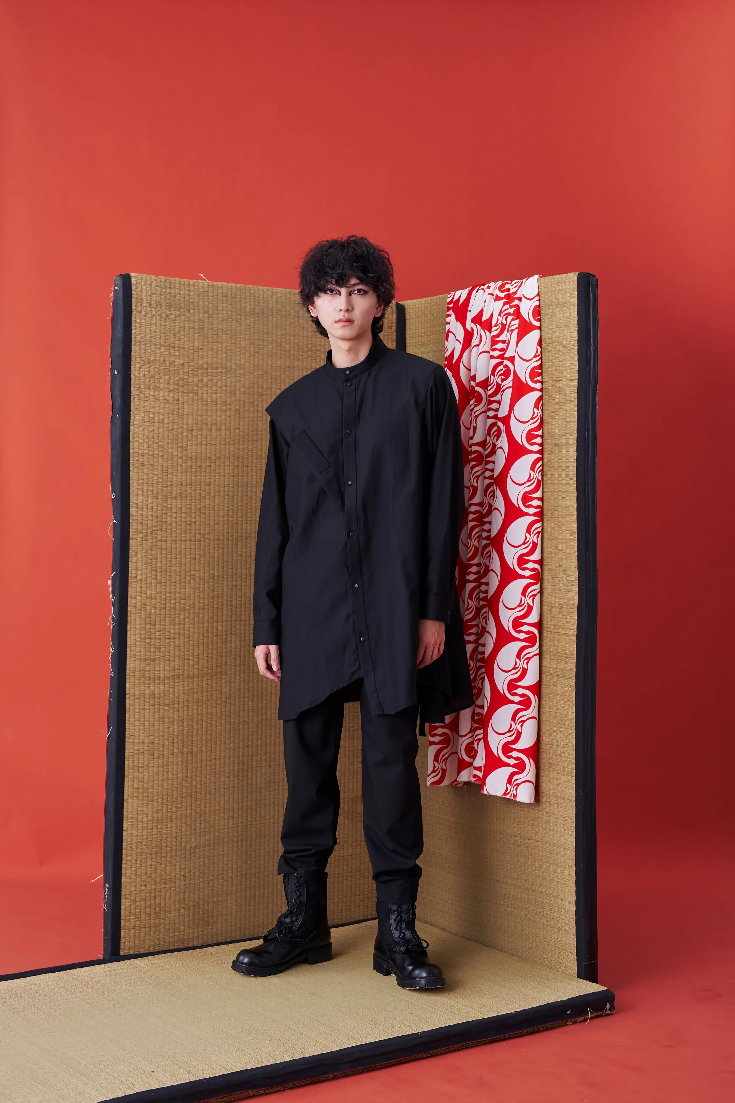  Deconstructed Drapey Longline Shirt with Asymmetrical Collar (6).jpg