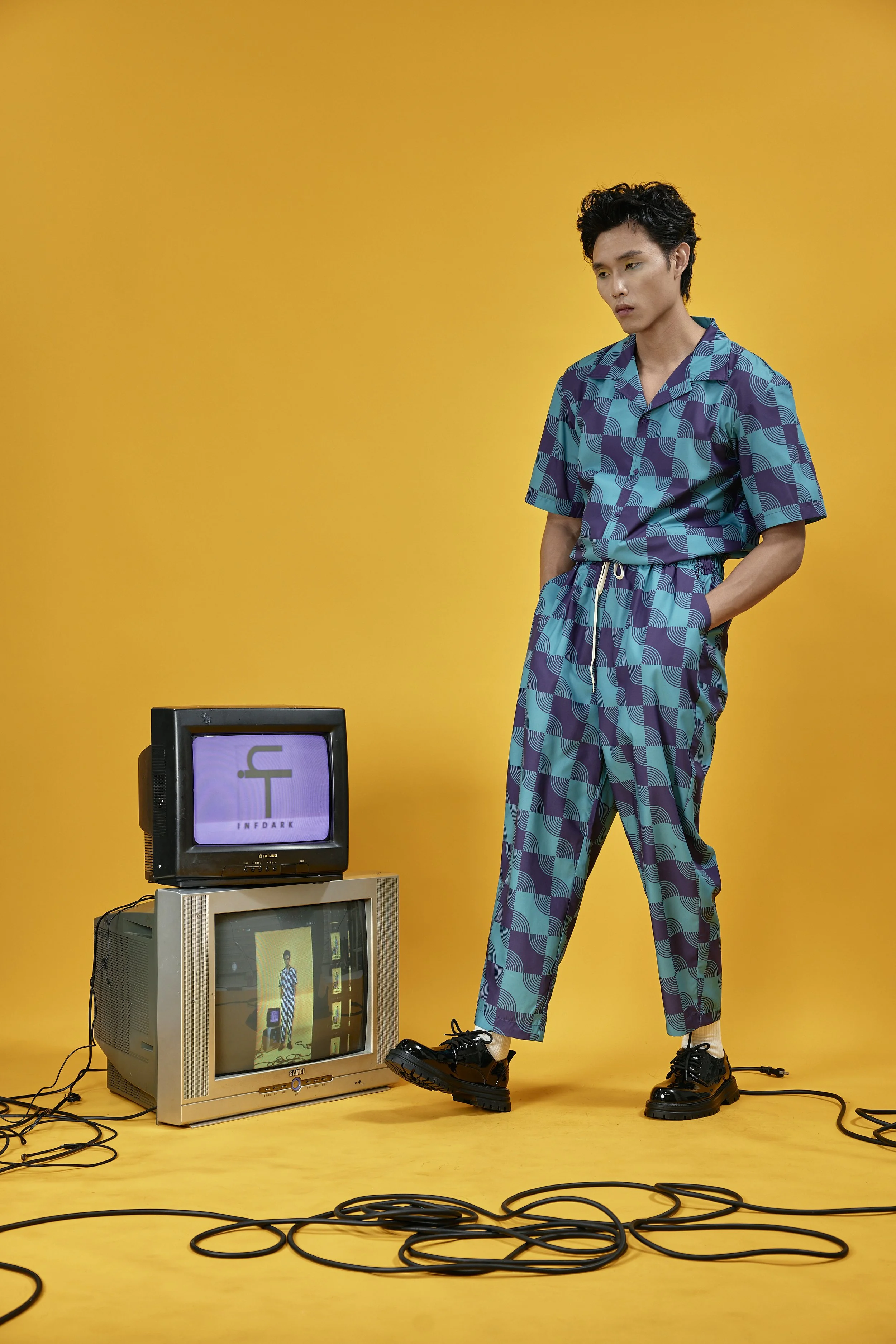INFDARK Retro Printed Grandpa Pants  Blue-Purple (3).jpg