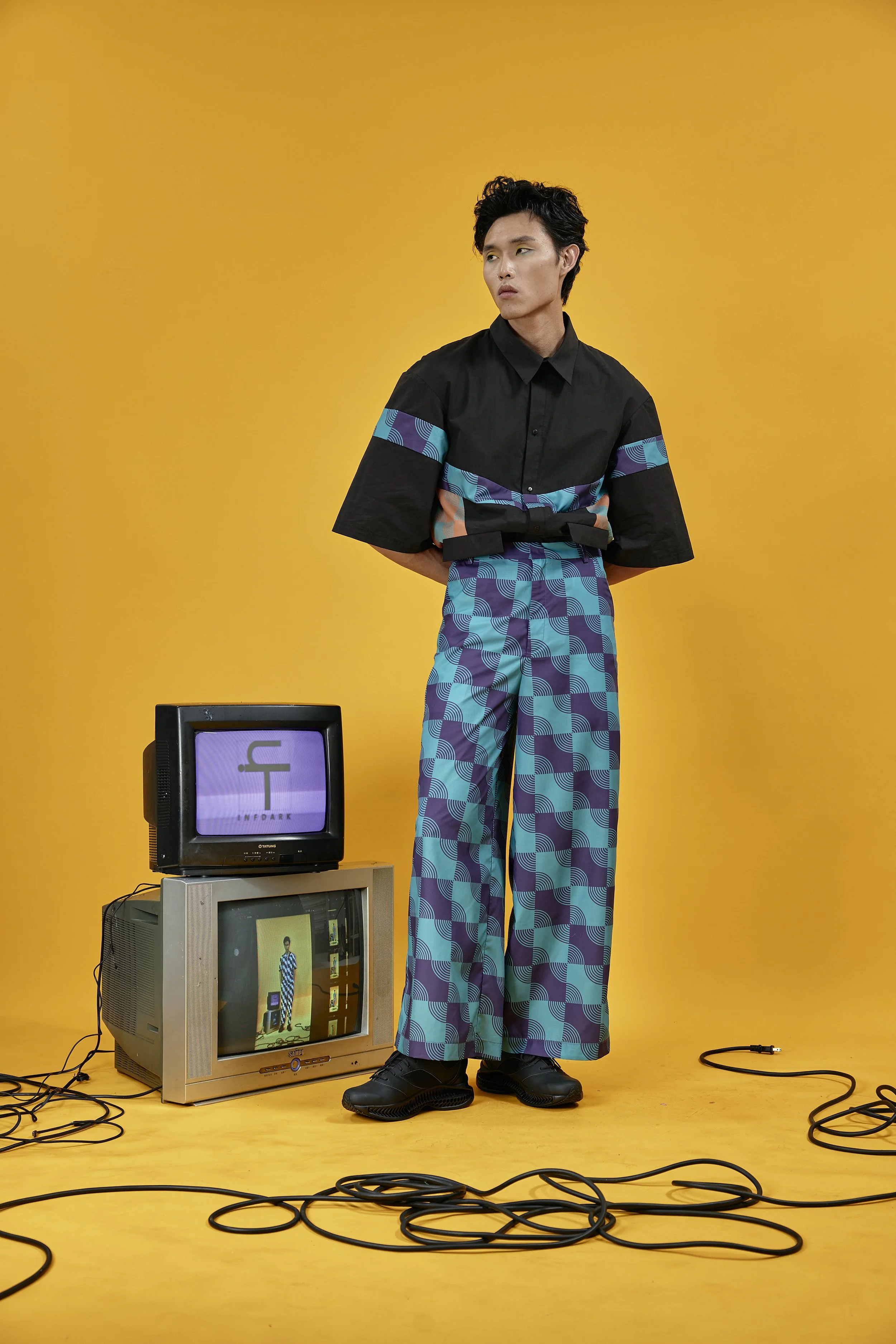INFDARK Straight-Leg Printed Wide Pants  Blue-Purple (2).jpg