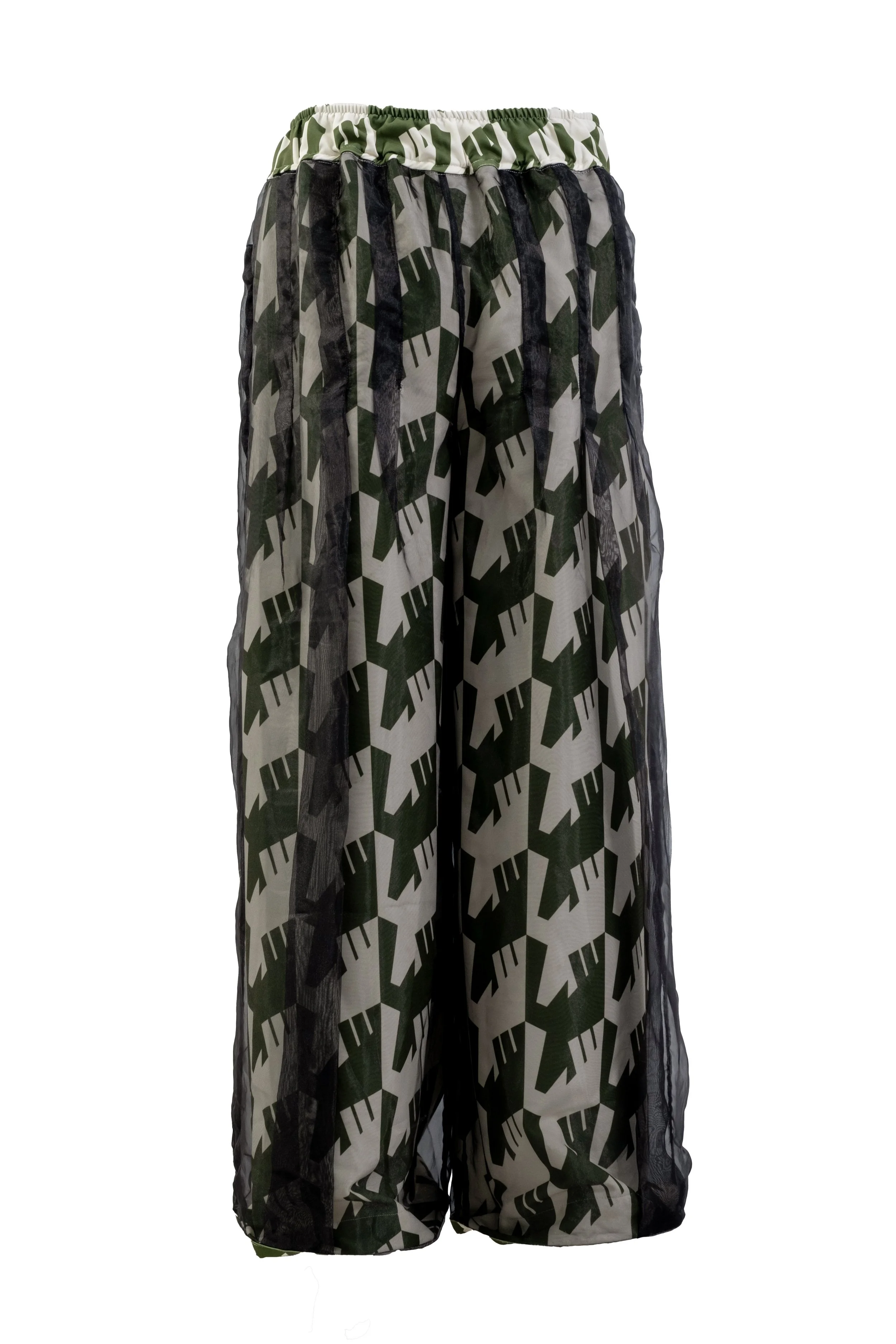 INF  Double-Layer Chiffon Printed Straight Wide Pants  Olive Green (4).jpg