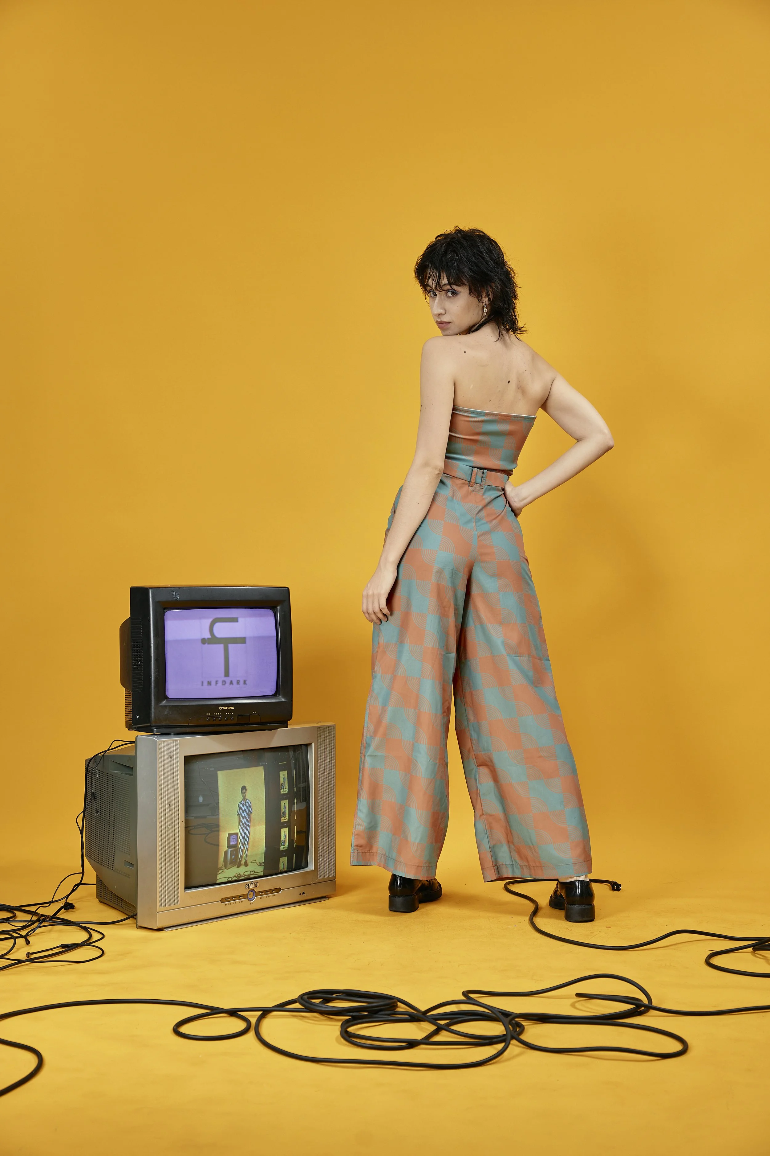 INFDARK Straight-Leg Printed Wide Pants  Orange-Green (13).jpg