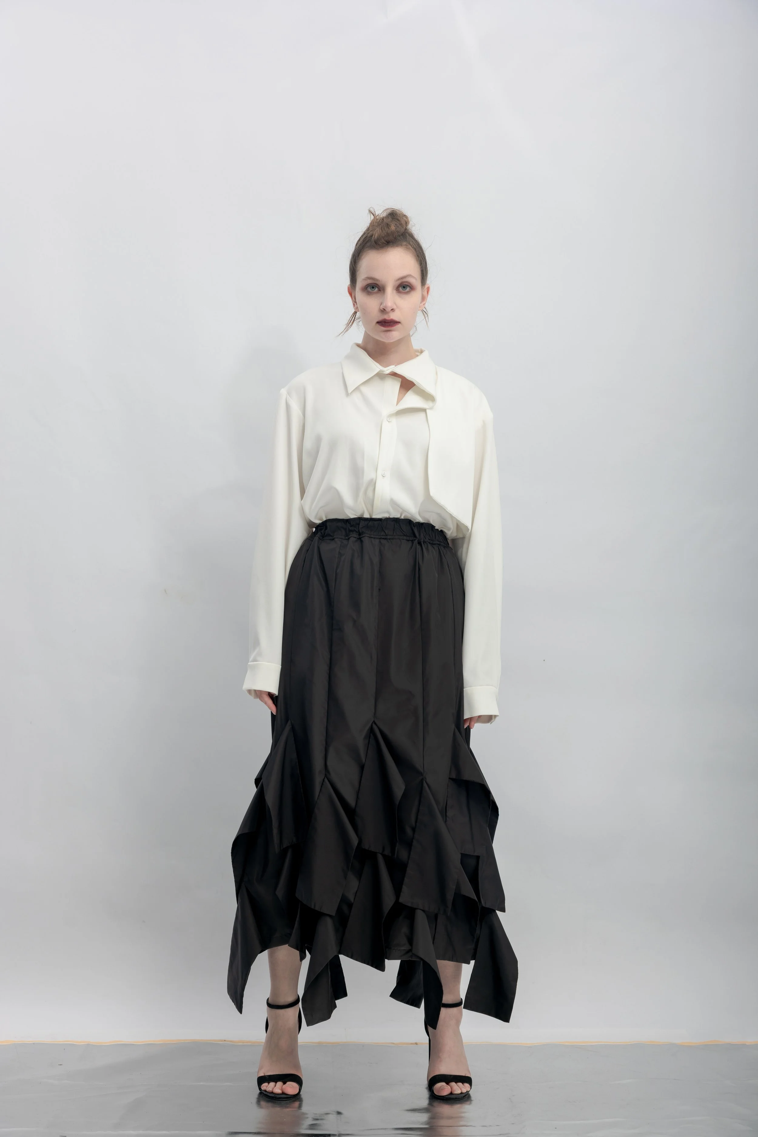 INF Wing-Contour Sculpted Long Skirt (7).jpg