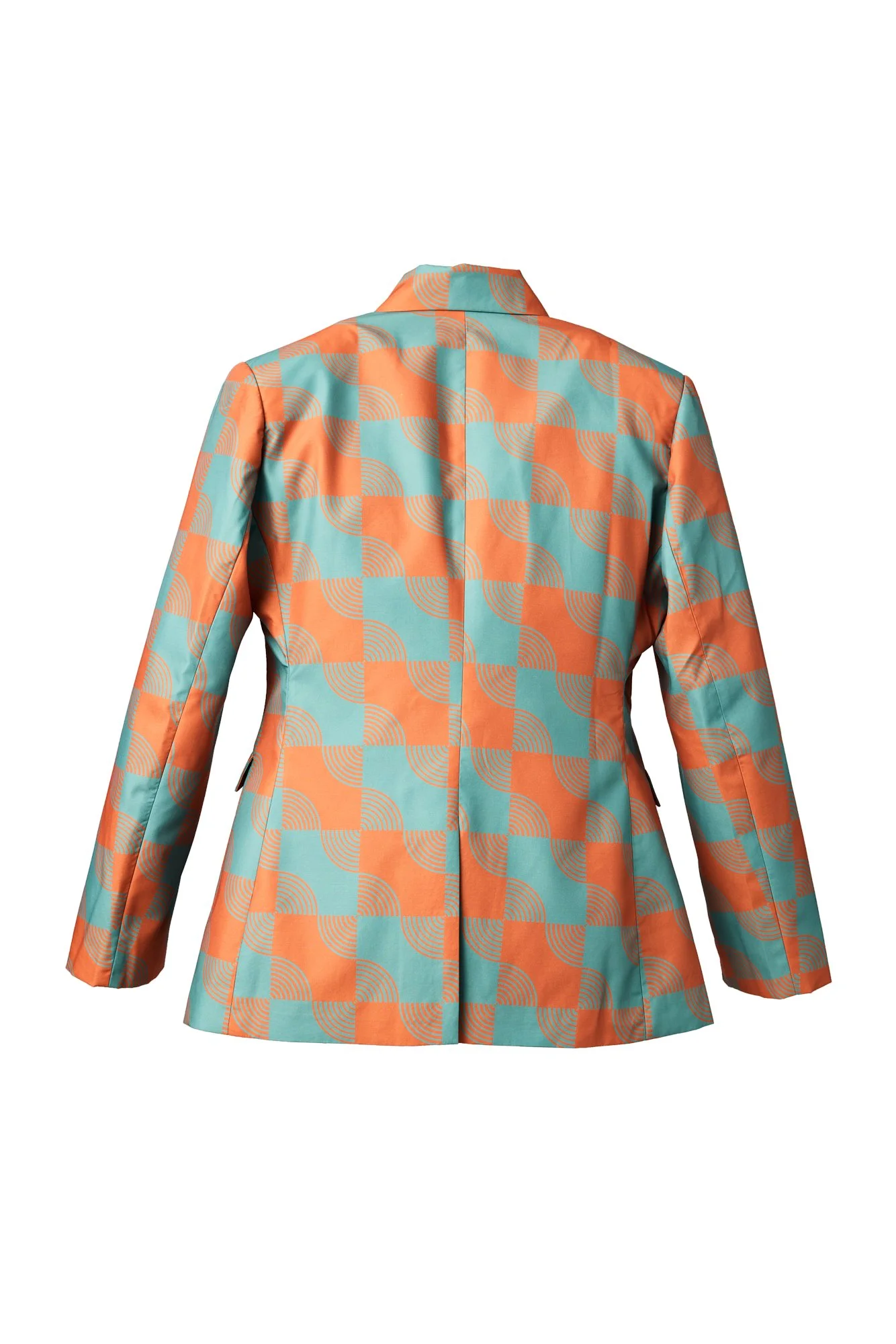 INFDARK Vintage Printed Blazer  Orange-Green (24).jpg