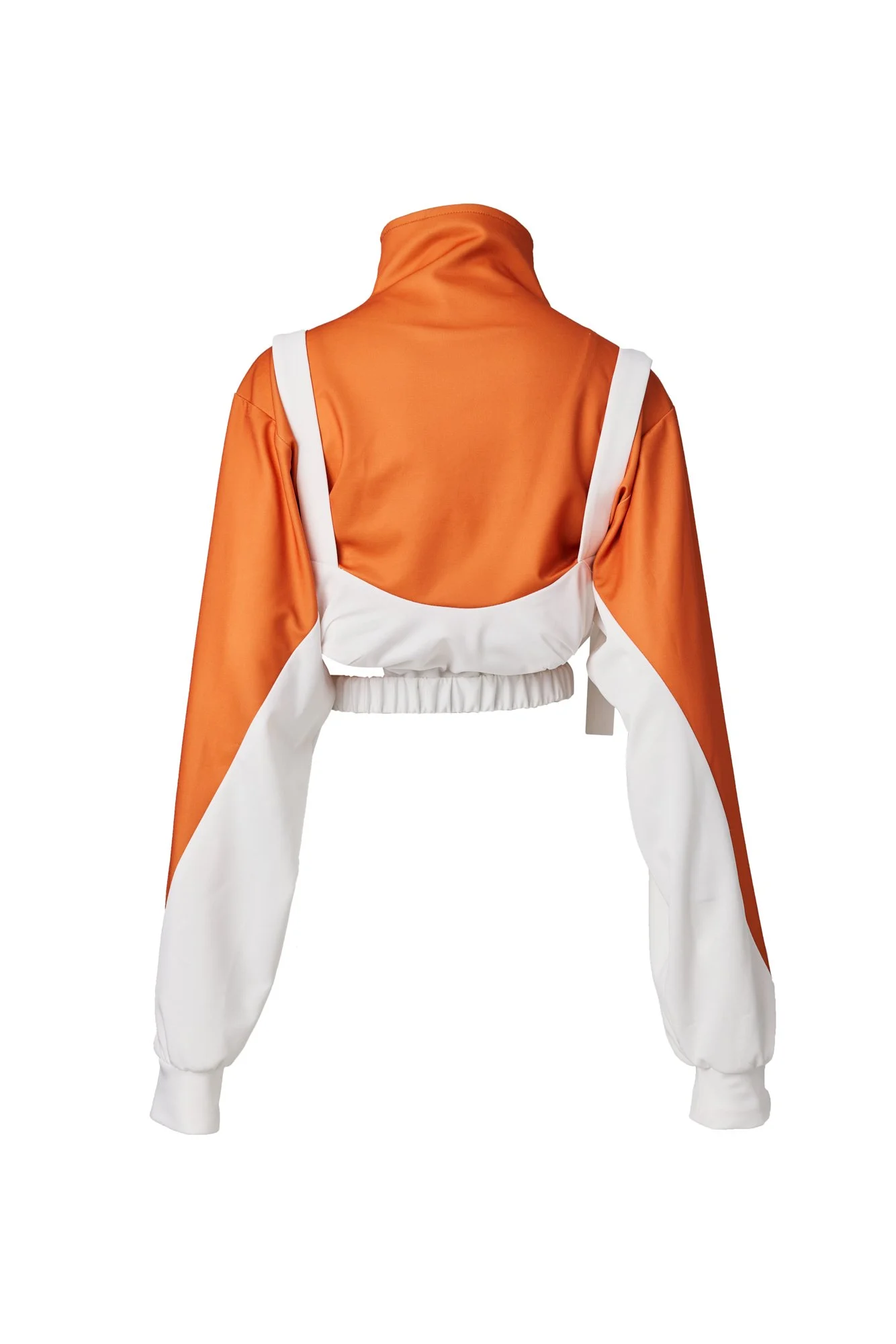 INFDARK Cropped Cut-Out Jacket  Orange-White (14).jpg