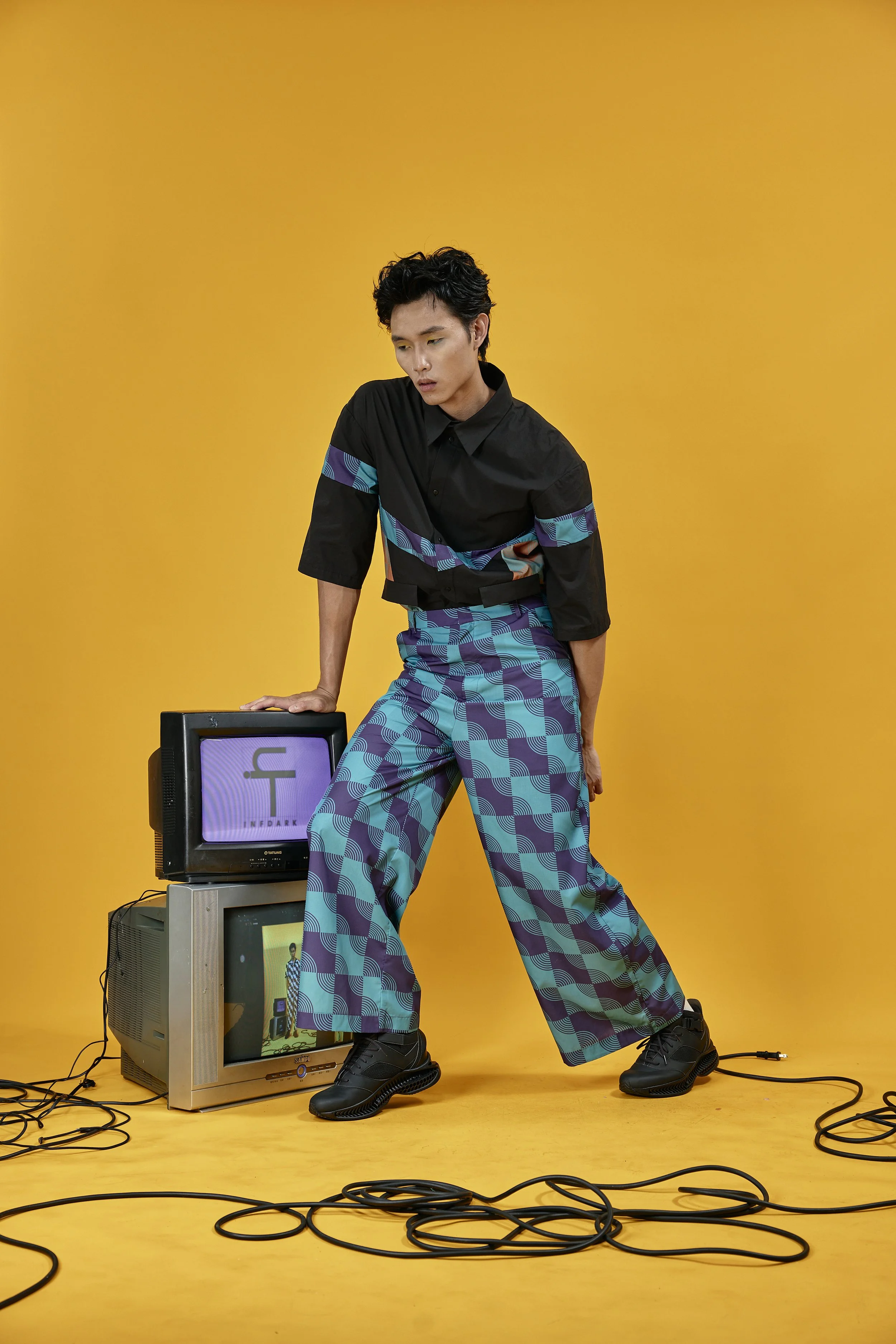 INFDARK Straight-Leg Printed Wide Pants  Blue-Purple (6).jpg