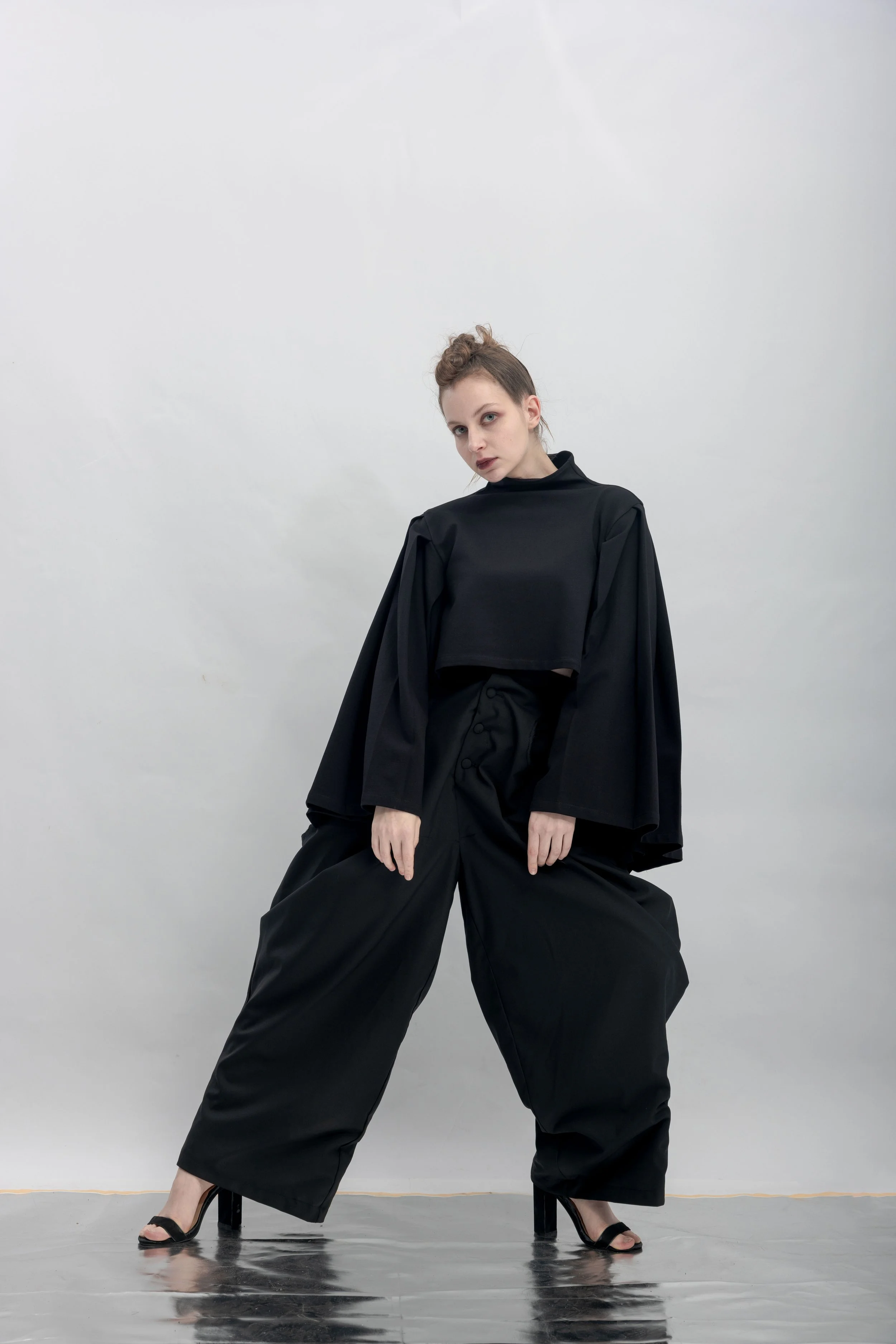 INF Raven Kimono Sleeve Cropped Top  Black (10).jpg