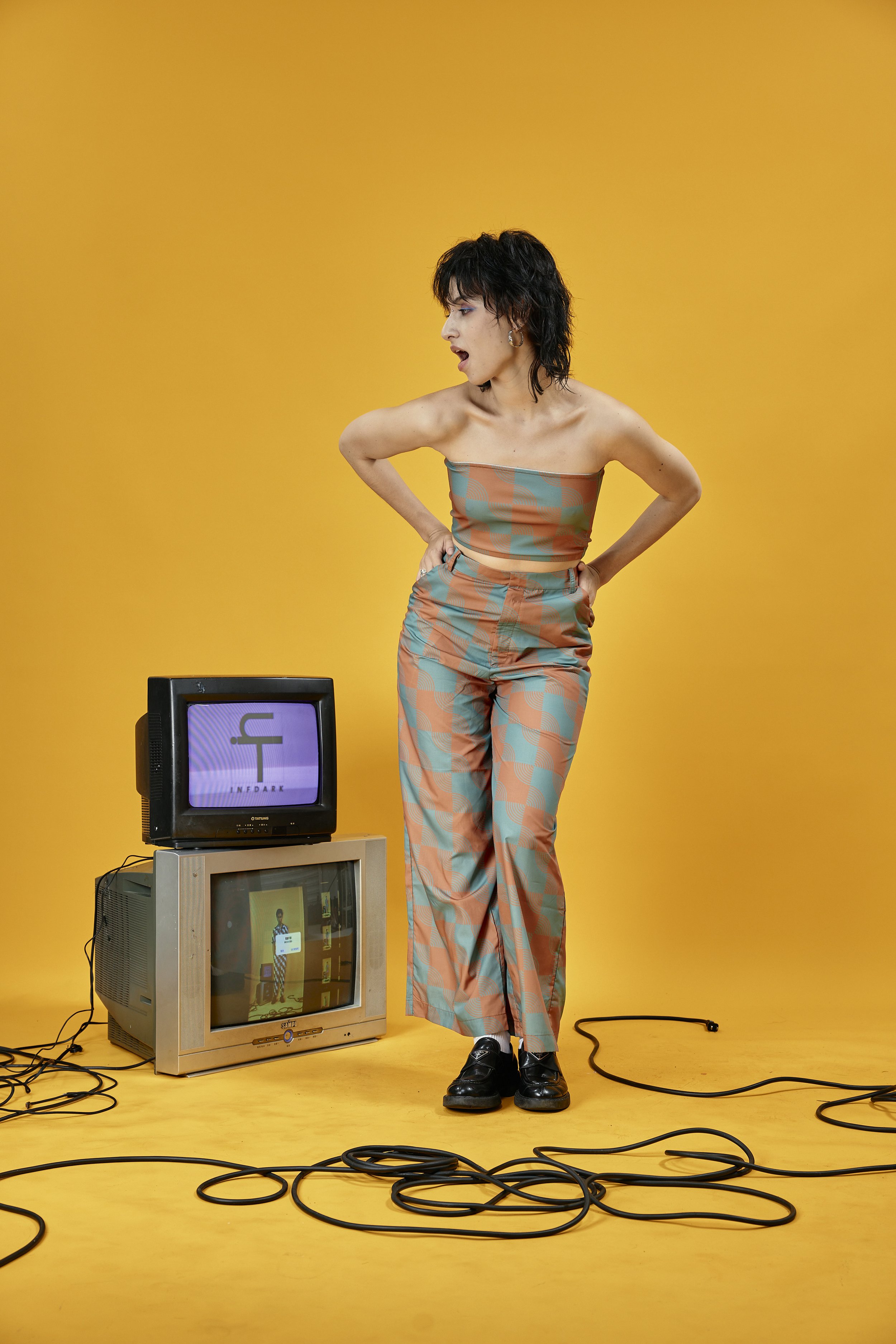 INFDARK Straight-Leg Printed Wide Pants  Orange-Green (7).jpg