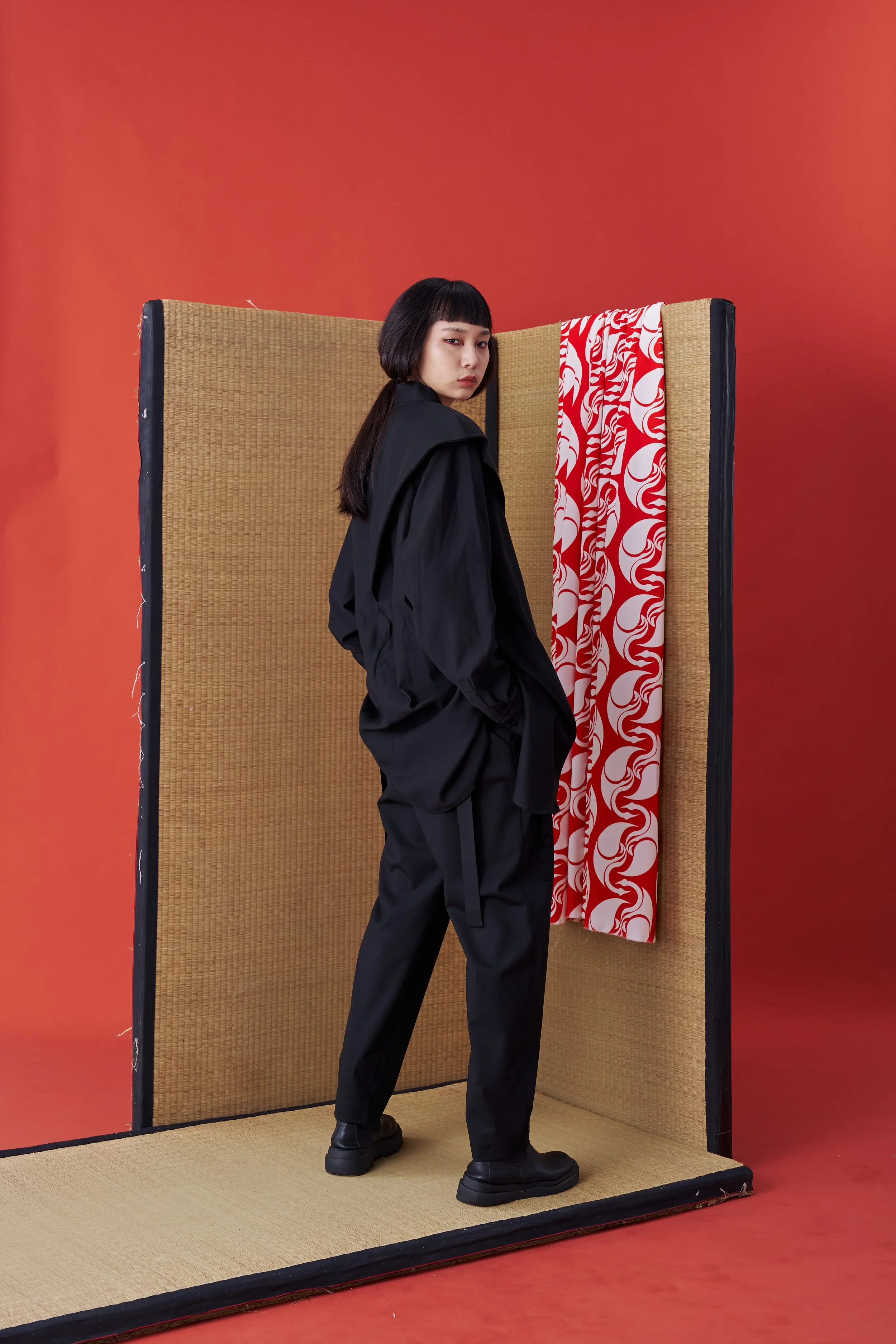  Deconstructed Drapey Longline Shirt with Asymmetrical Collar (1).jpg