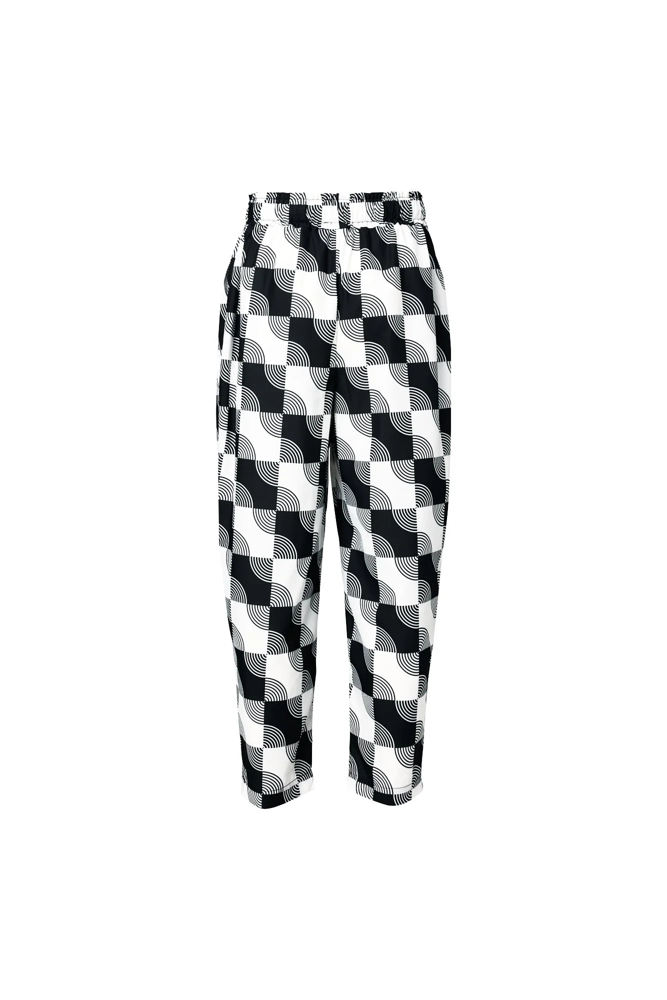 INFDARK Retro Printed Grandpa Pants  Black-White (1).jpg