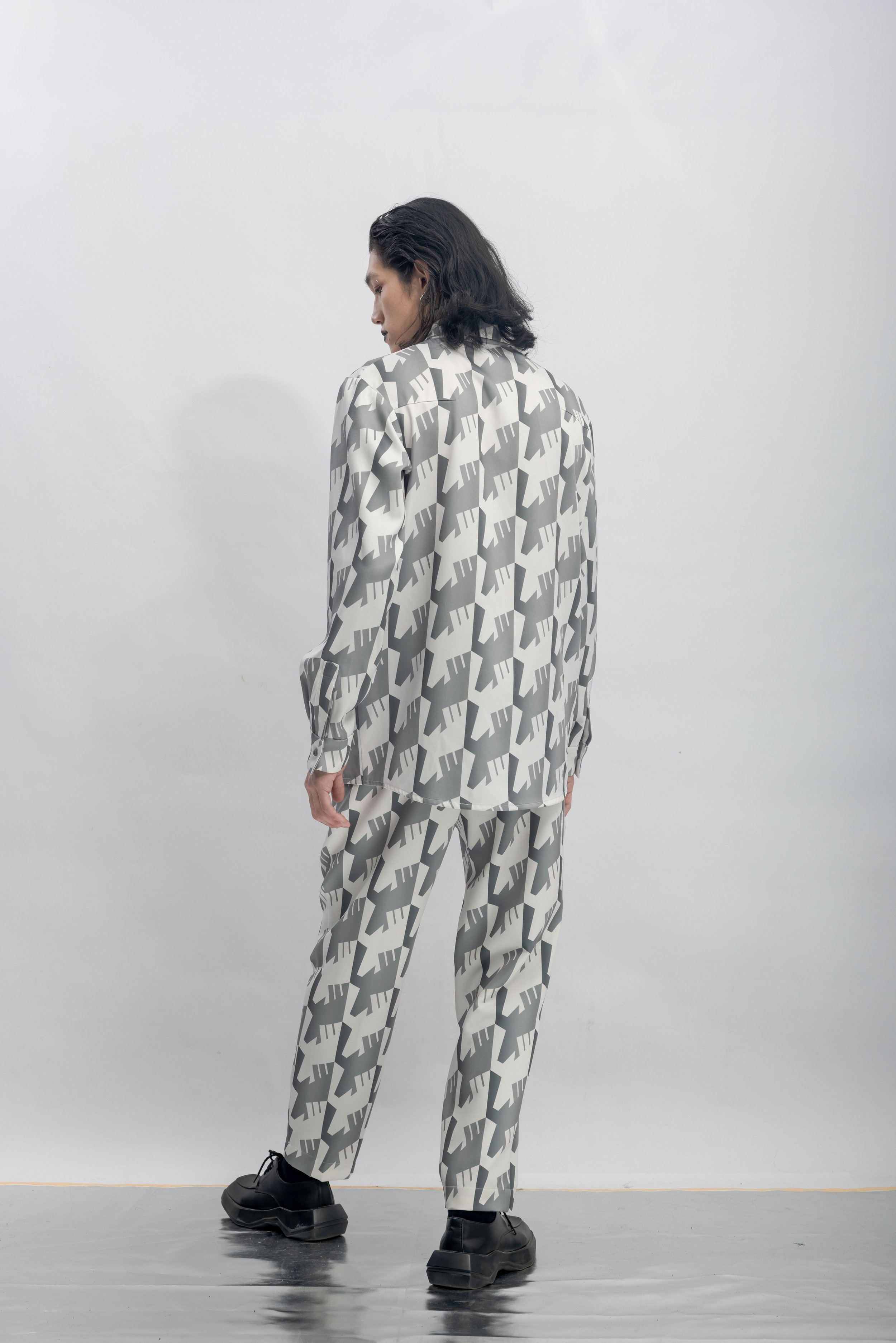 INF Raven Houndstooth Print Shirt  Silent Gray (8).jpg
